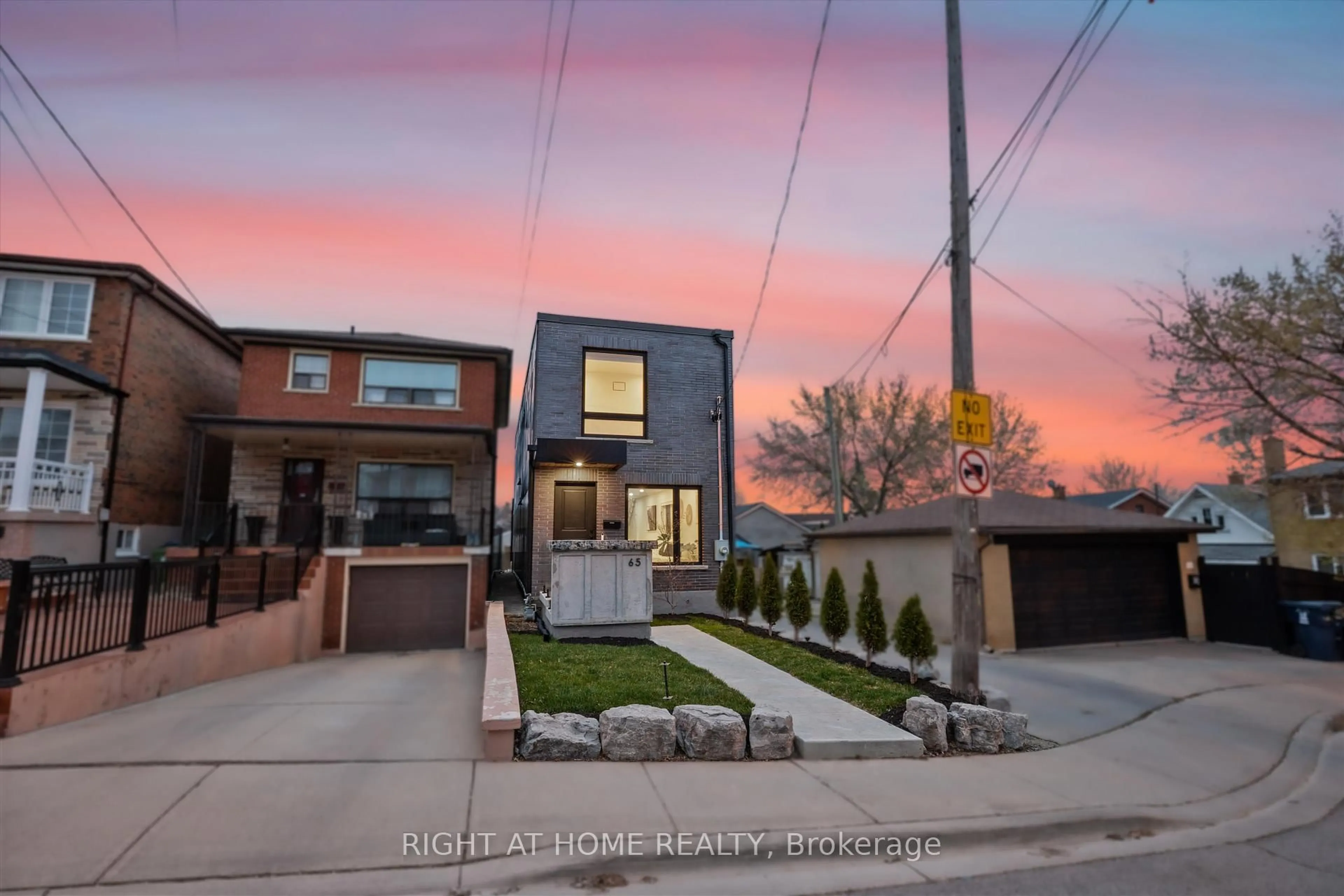 Home with brick exterior material, street for 65 Aileen Ave, Toronto Ontario M6M 1E7
