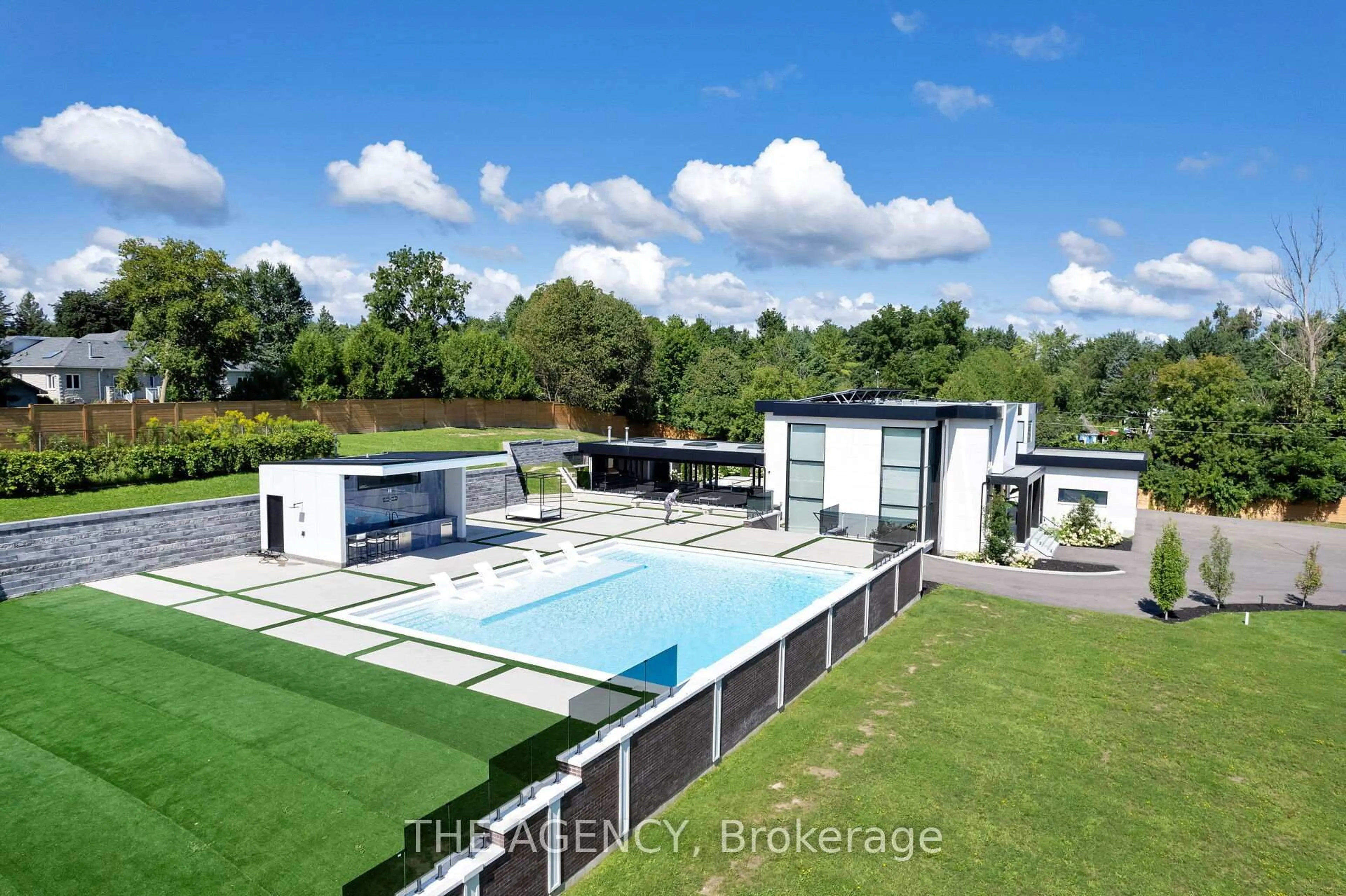 A pic from outside/outdoor area/front of a property/back of a property/a pic from drone, water/lake/river/ocean view for 14248 Caledon King Townlin N/A, Caledon Ontario L7E 3R3