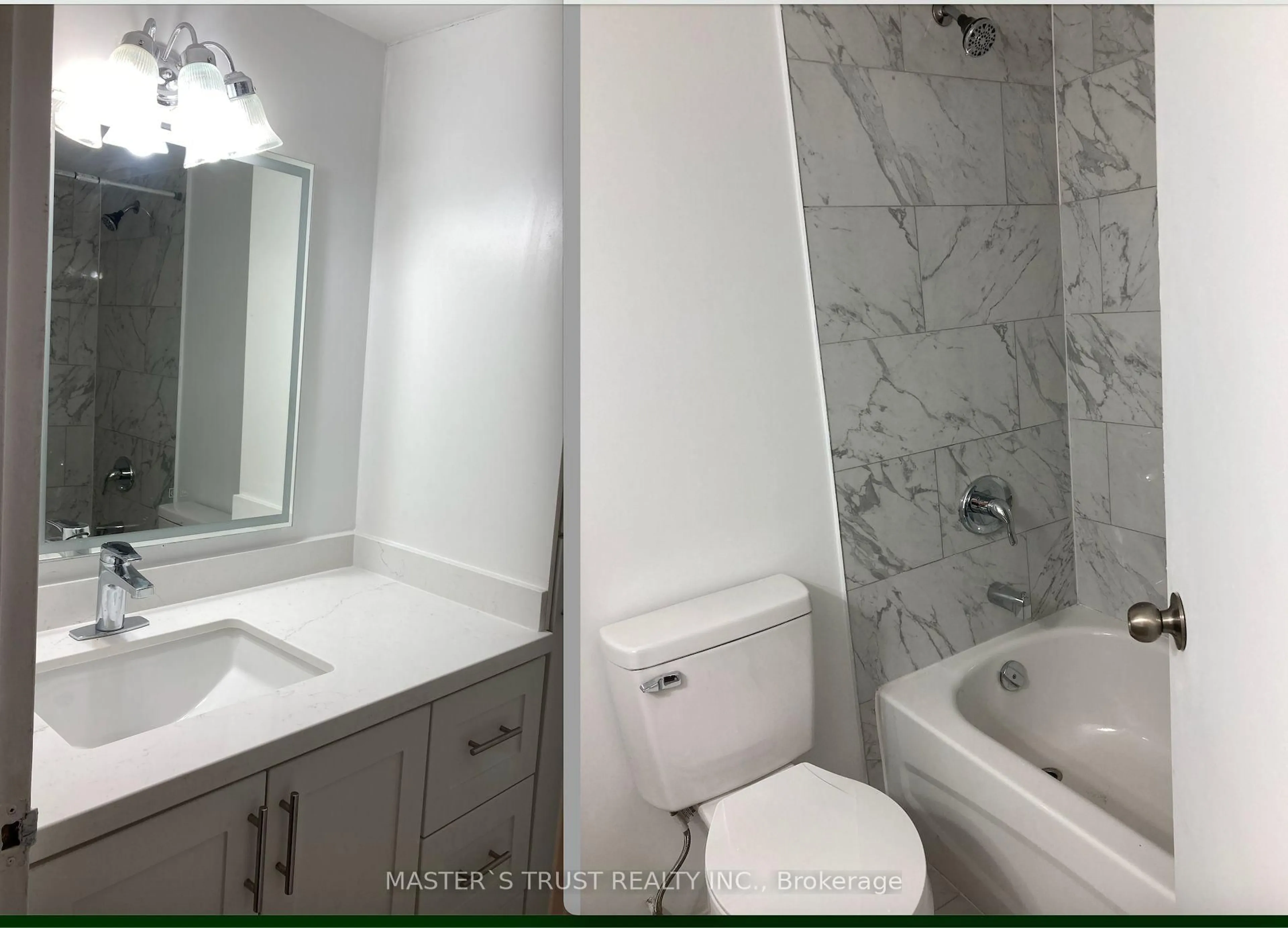 Standard bathroom, ceramic/tile floor for 330 Dixon Rd #1106, Toronto Ontario M9R 1S9