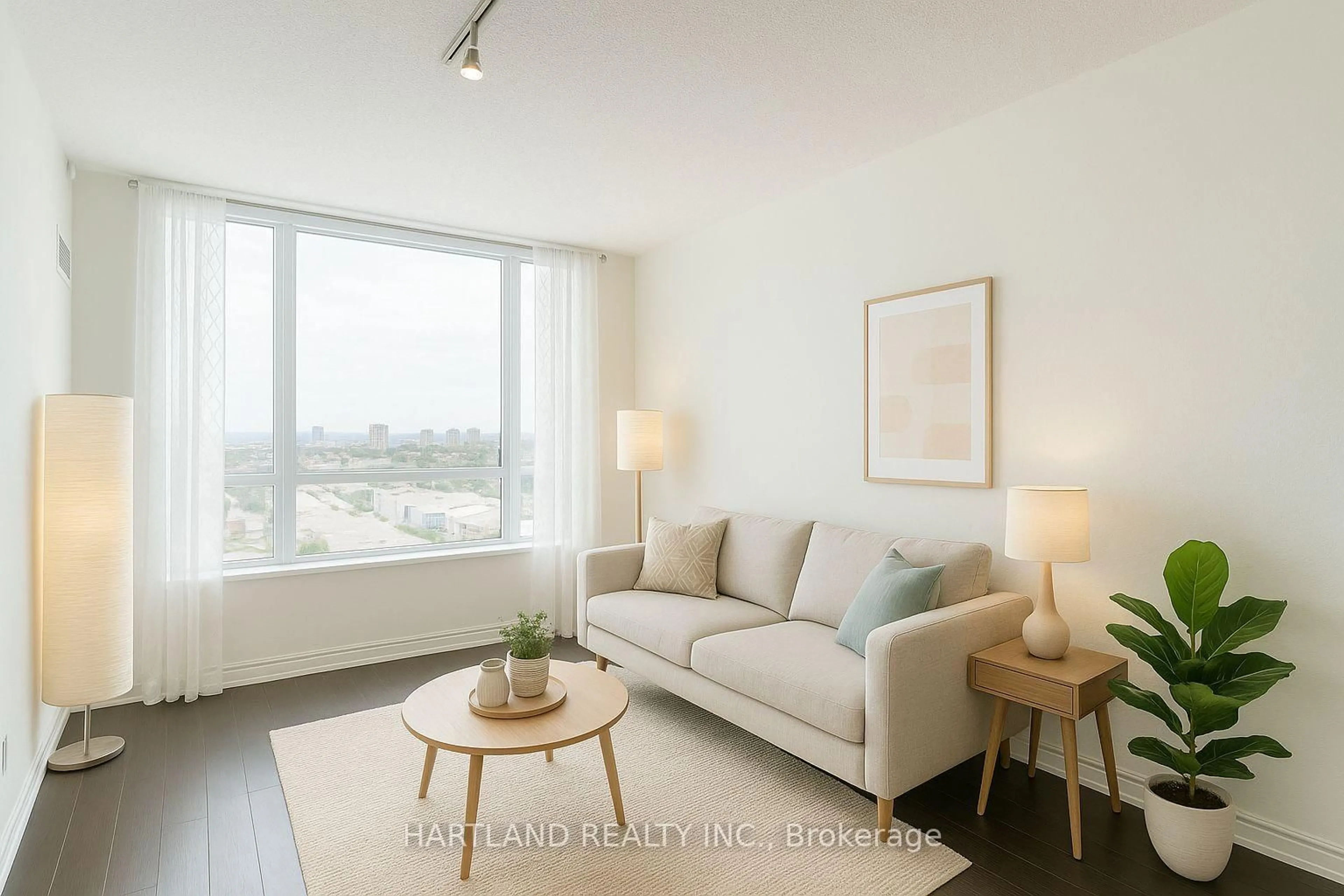 Living room with furniture, unknown for 339 Rathburn Rd #1901, Mississauga Ontario L5B 0K6