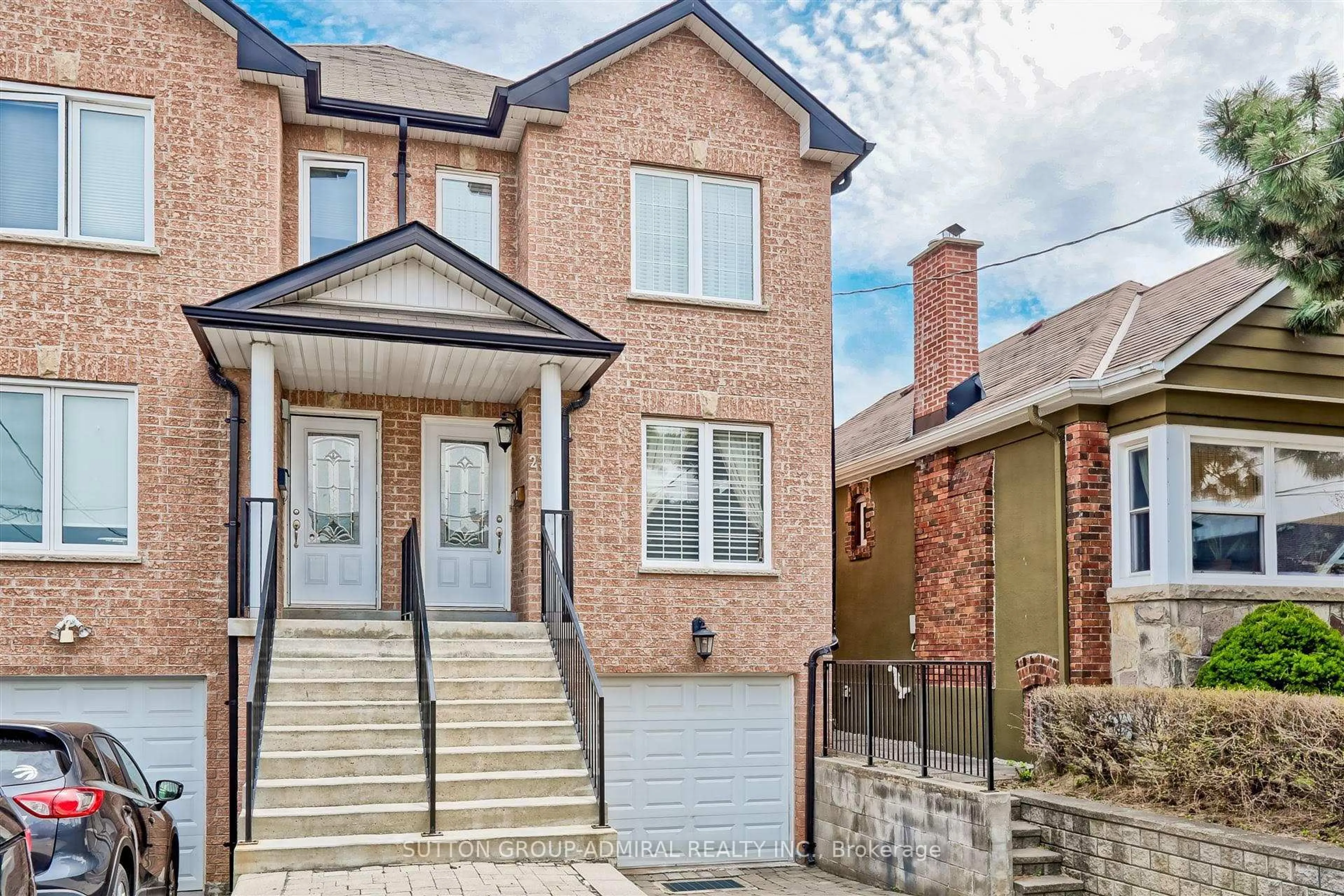 Home with brick exterior material, street for 23A Yarrow Rd, Toronto Ontario M6M 4E2