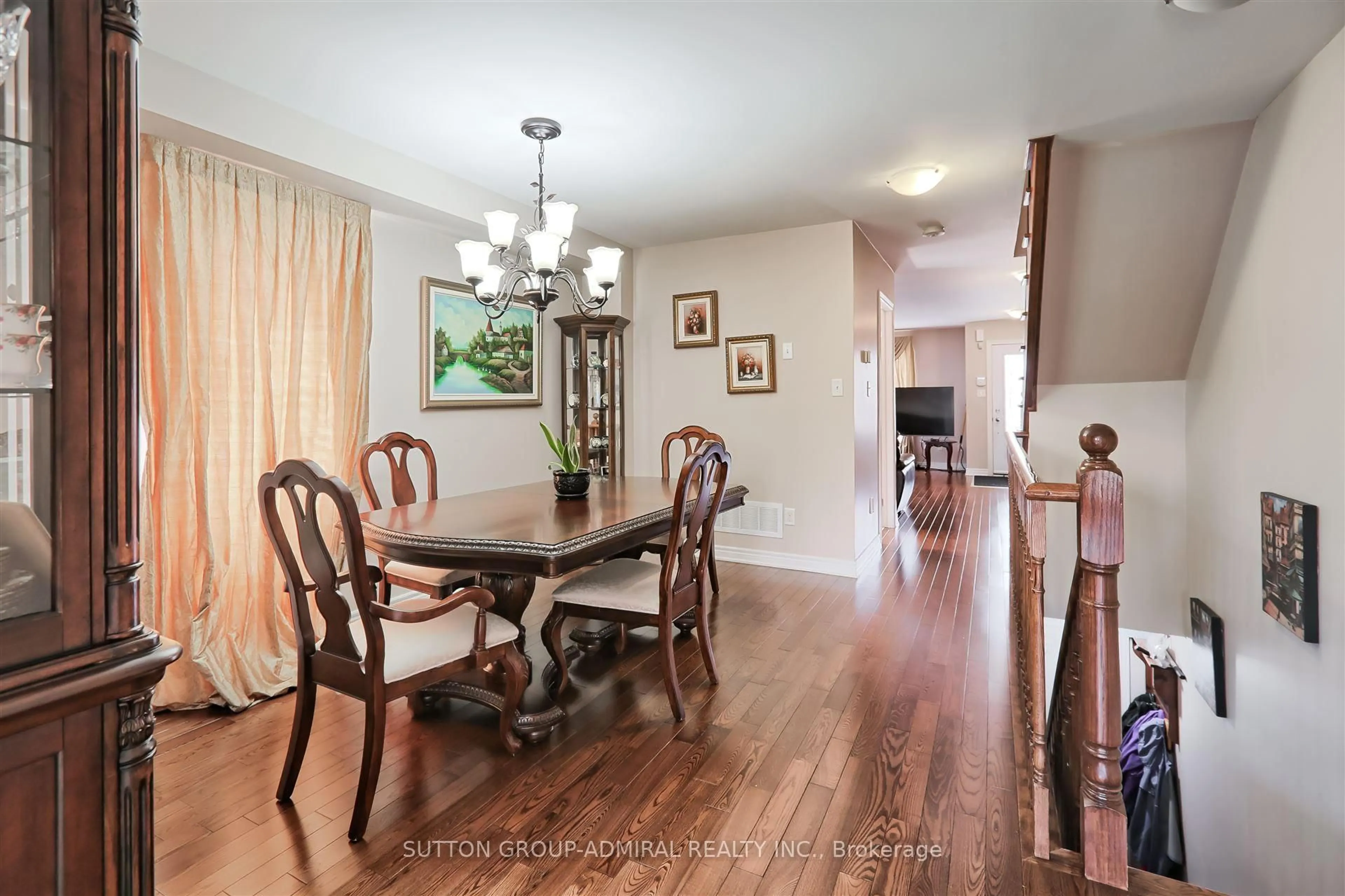Dining room, wood/laminate floor for 23A Yarrow Rd, Toronto Ontario M6M 4E2