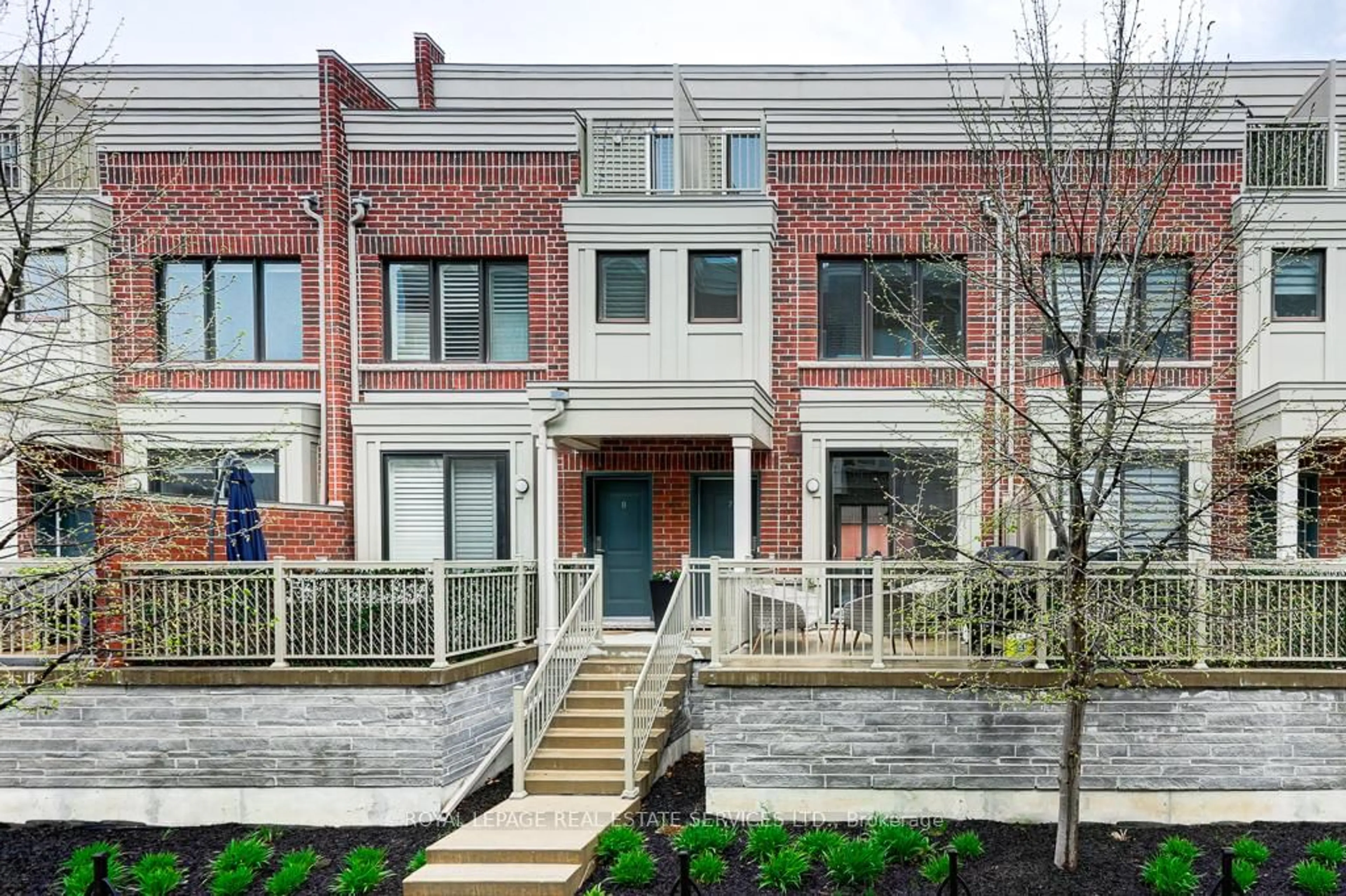 Home with brick exterior material, street for 80 Eastwood Park Gdns #7, Toronto Ontario M8W 1N6
