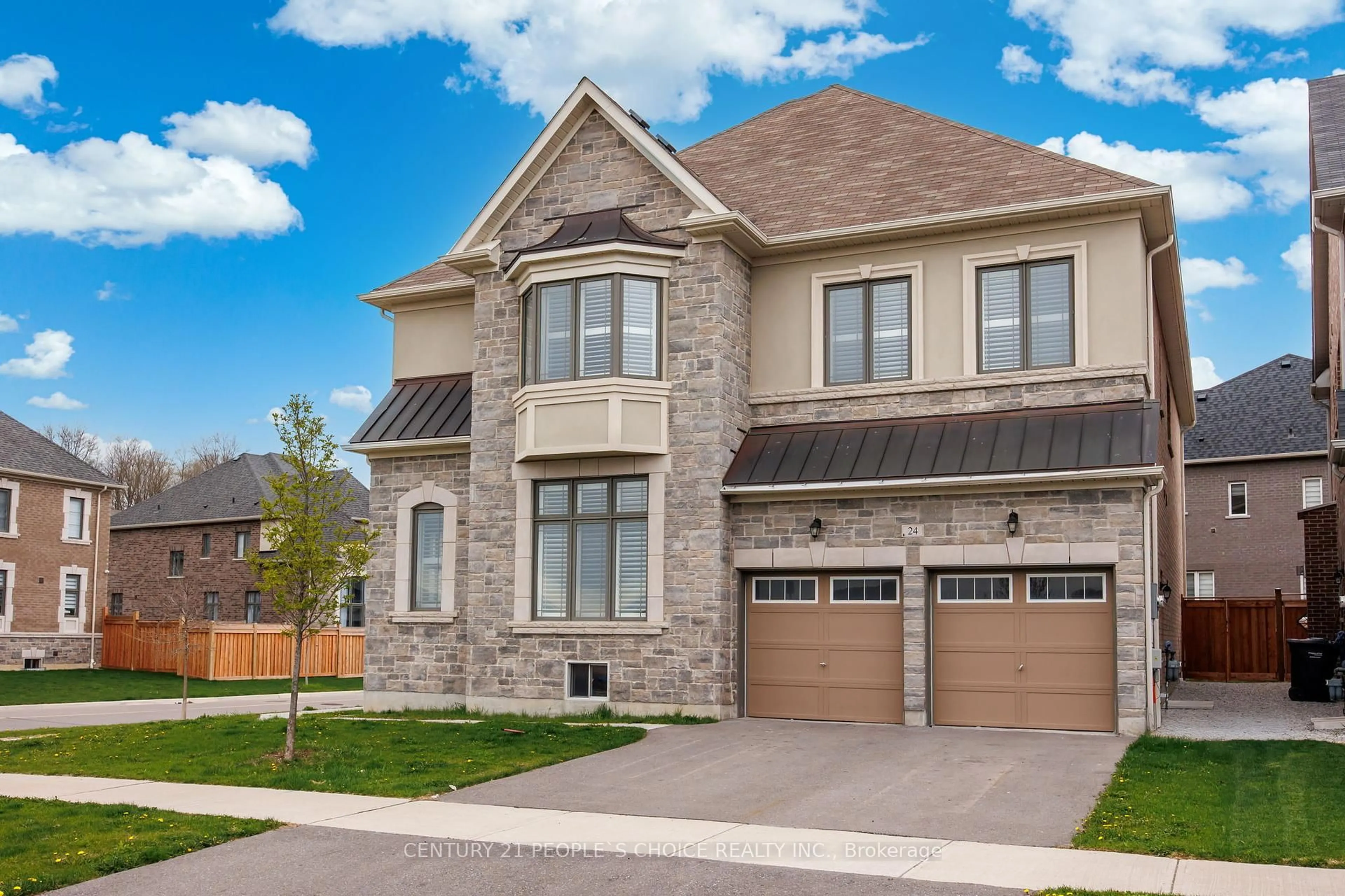 Home with brick exterior material, street for 24 Albert Spencer Ave, Caledon Ontario L7C 4G4