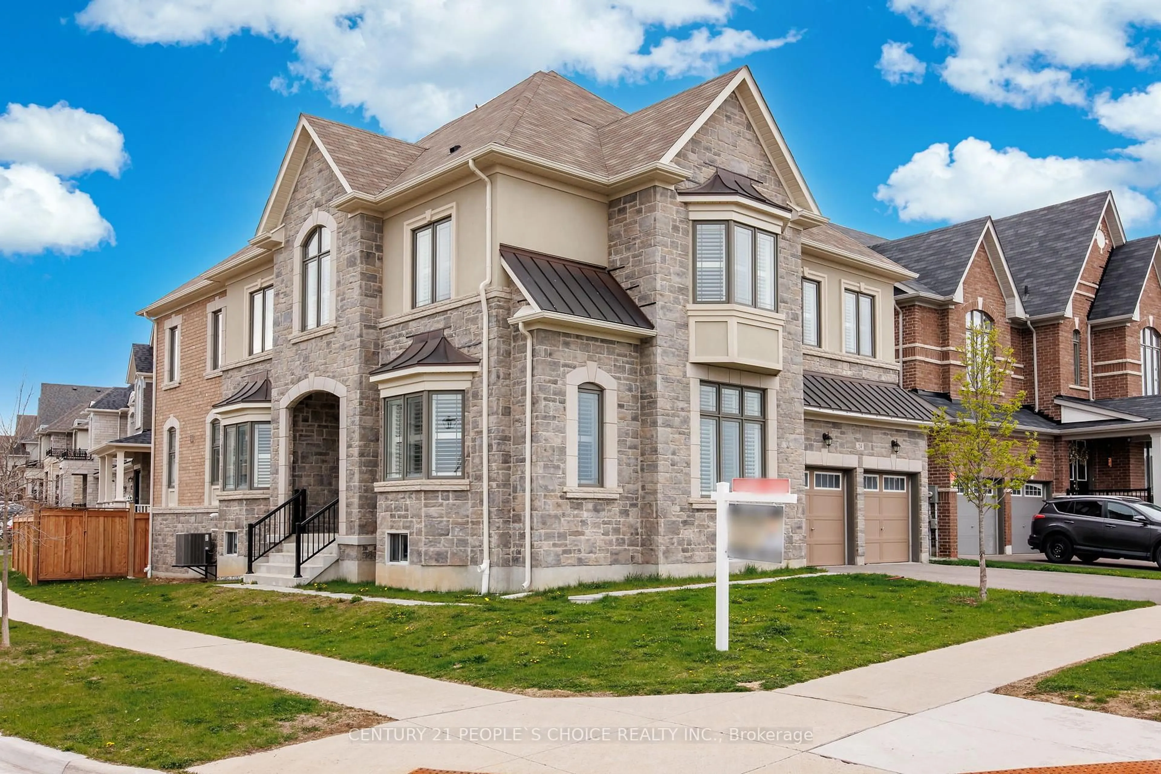 Home with brick exterior material, street for 24 Albert Spencer Ave, Caledon Ontario L7C 4G4