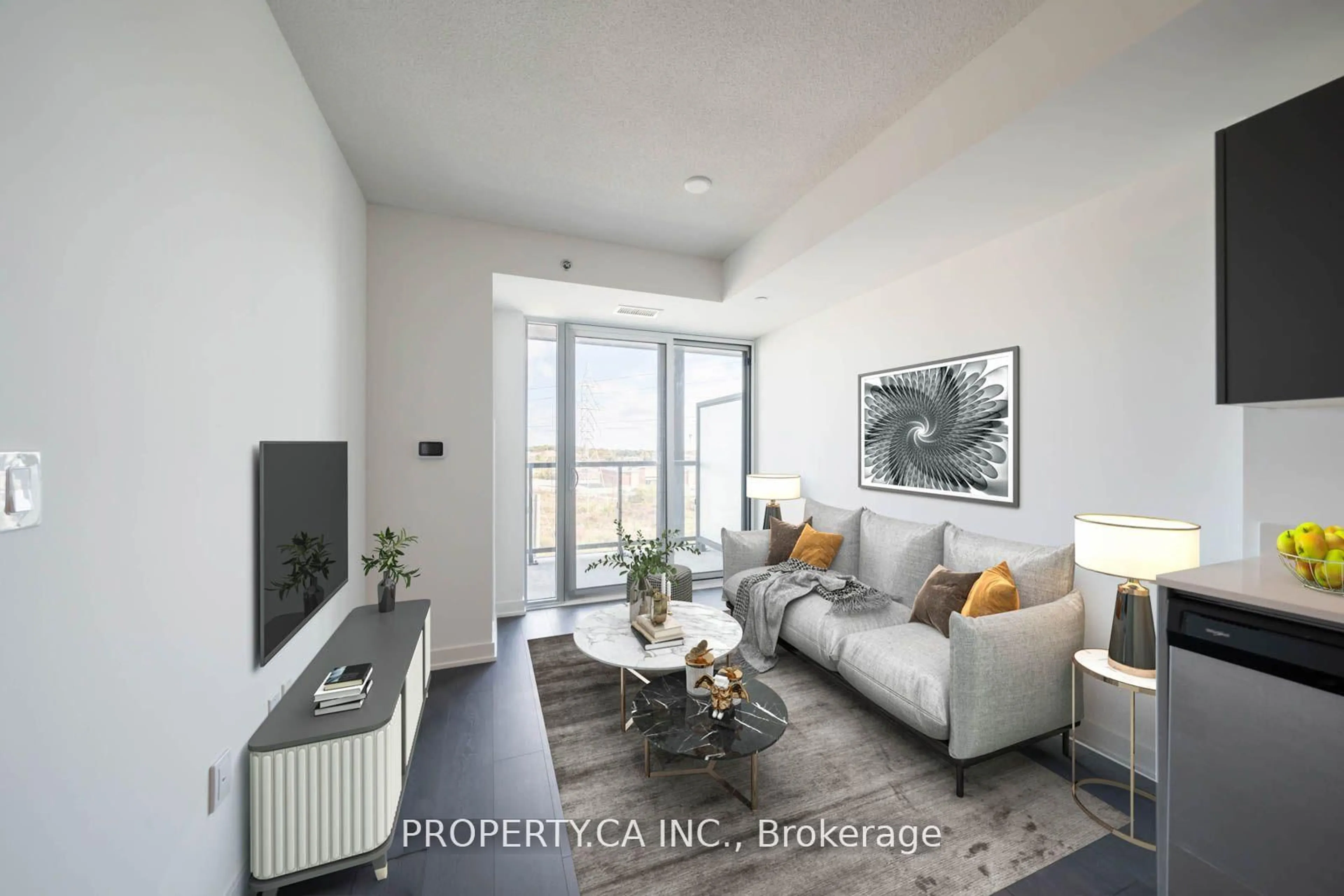 Living room with furniture, unknown for 3210 Dakota Common N/A #A223, Burlington Ontario L7M 2A8