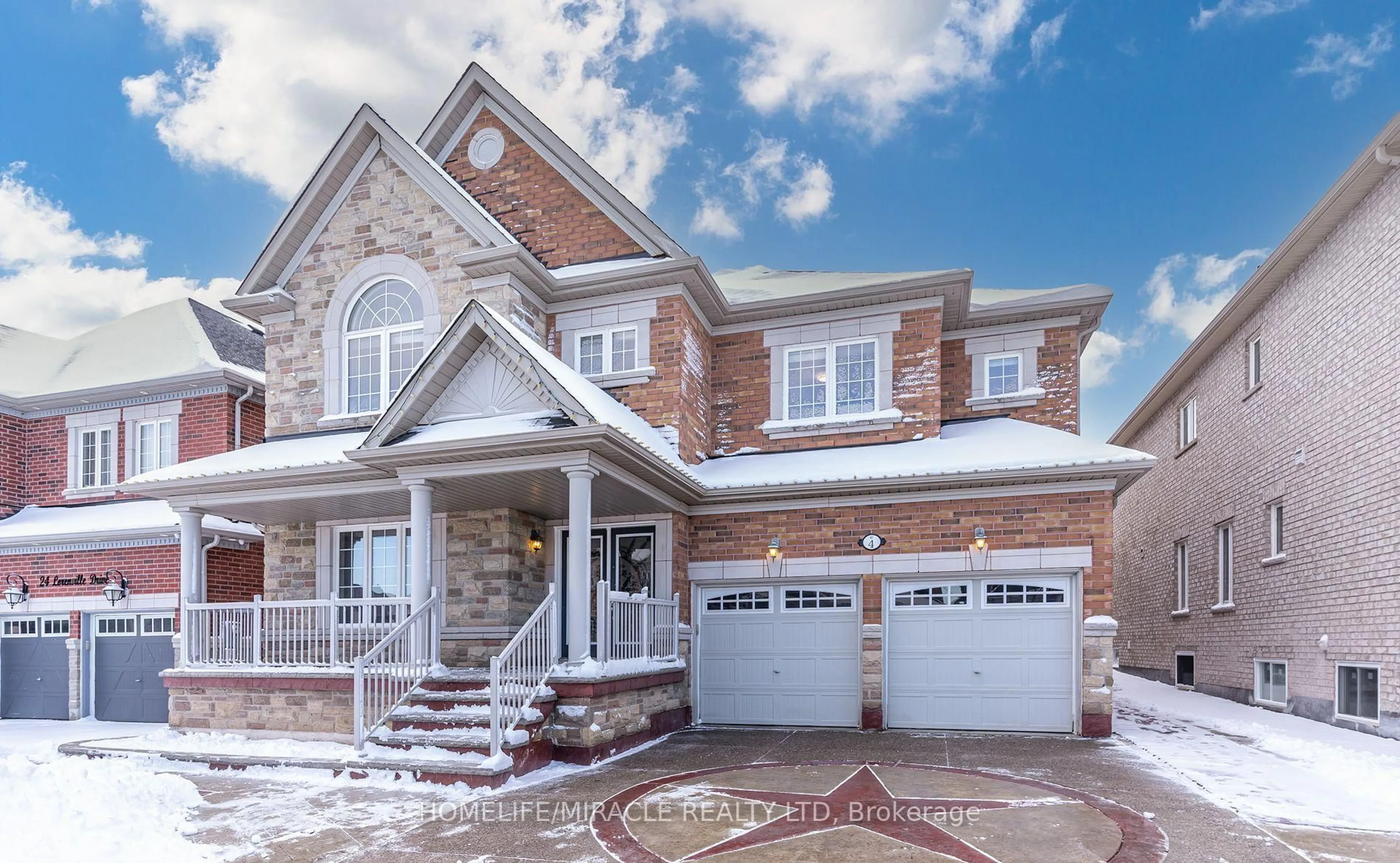 Home with brick exterior material, street for 4 Lavallee Cres, Brampton Ontario L6X 3A1