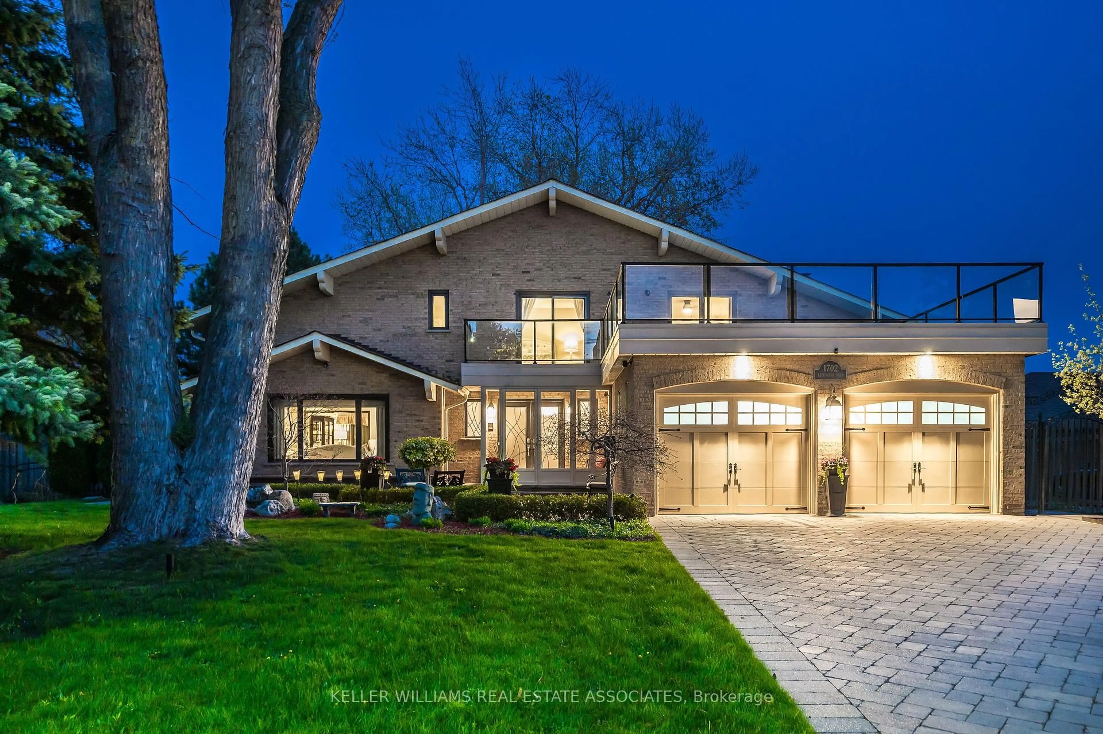 Home with brick exterior material, street for 1702 Carrington Rd, Mississauga Ontario L5M 2K2