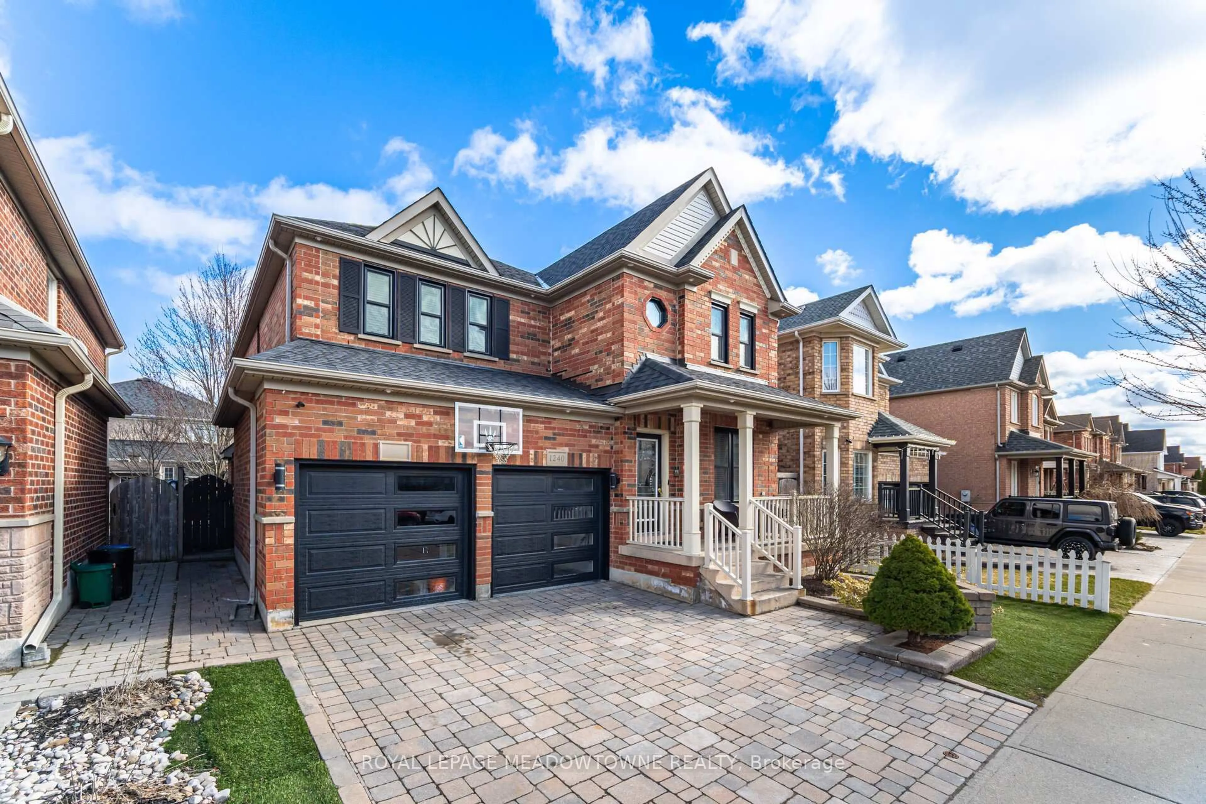 Home with brick exterior material, street for 1240 Field Dr, Milton Ontario L9T 6G4