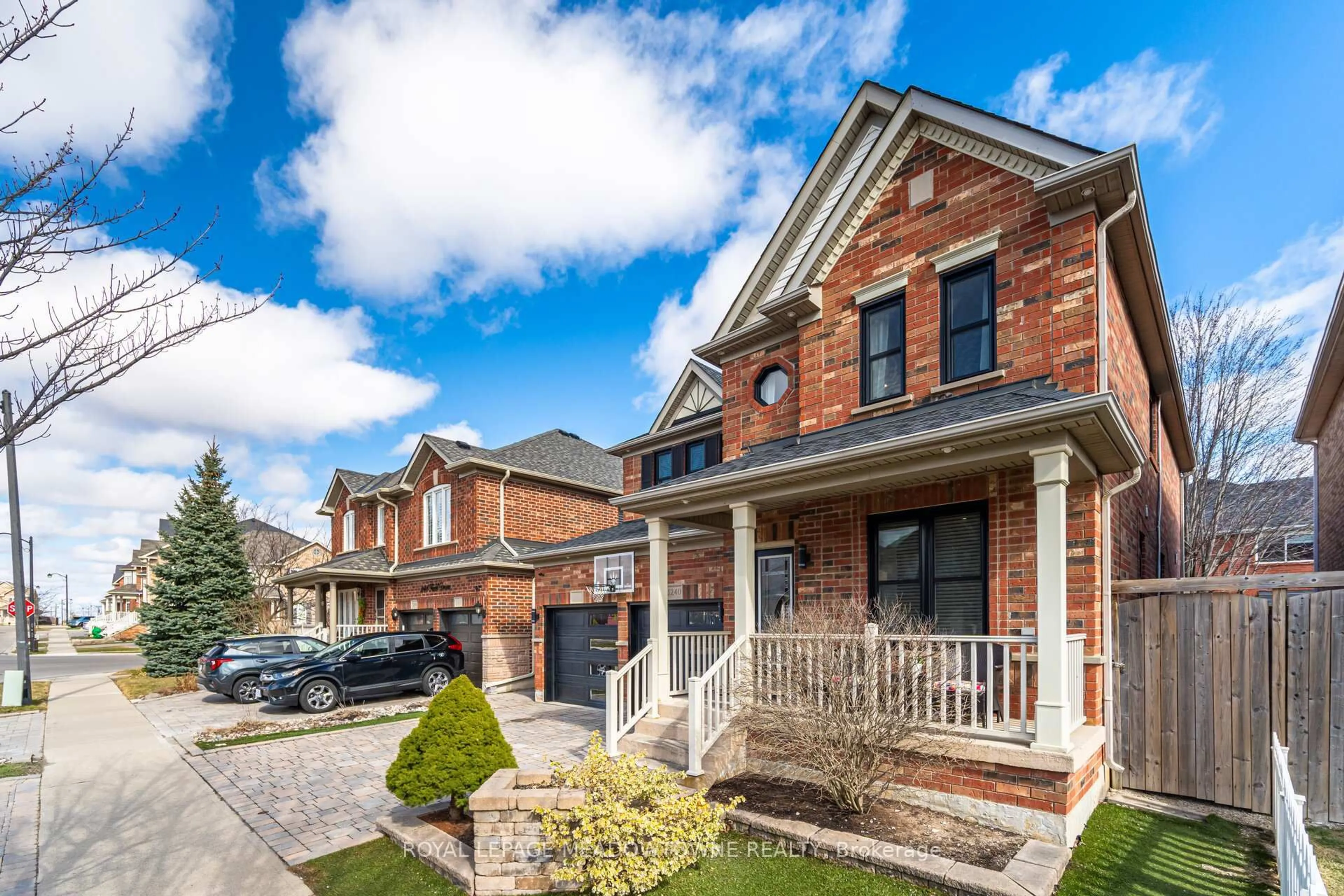 Home with brick exterior material, street for 1240 Field Dr, Milton Ontario L9T 6G4