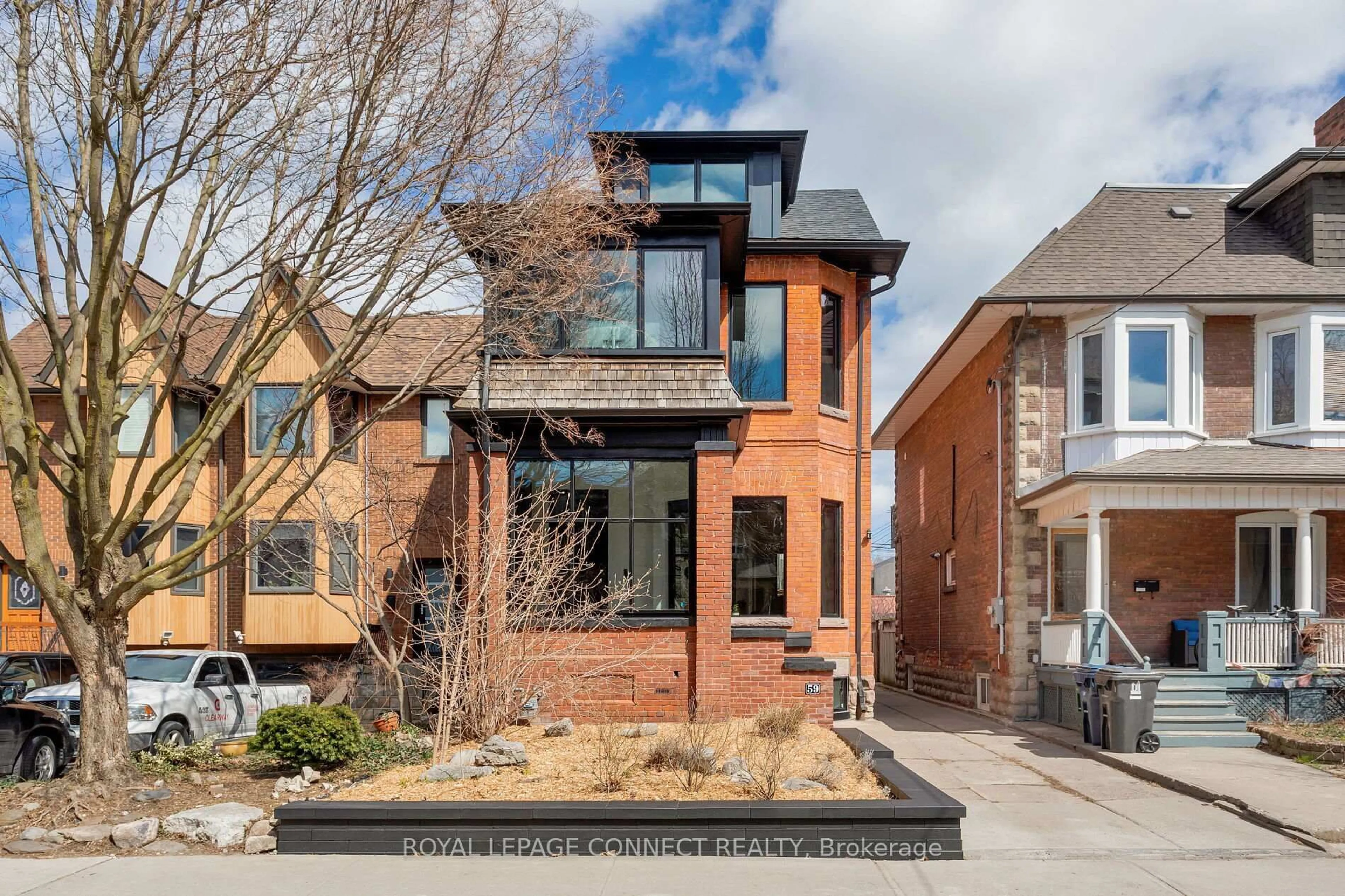 Home with brick exterior material, street for 59 Fuller Ave, Toronto Ontario M6R 2C4