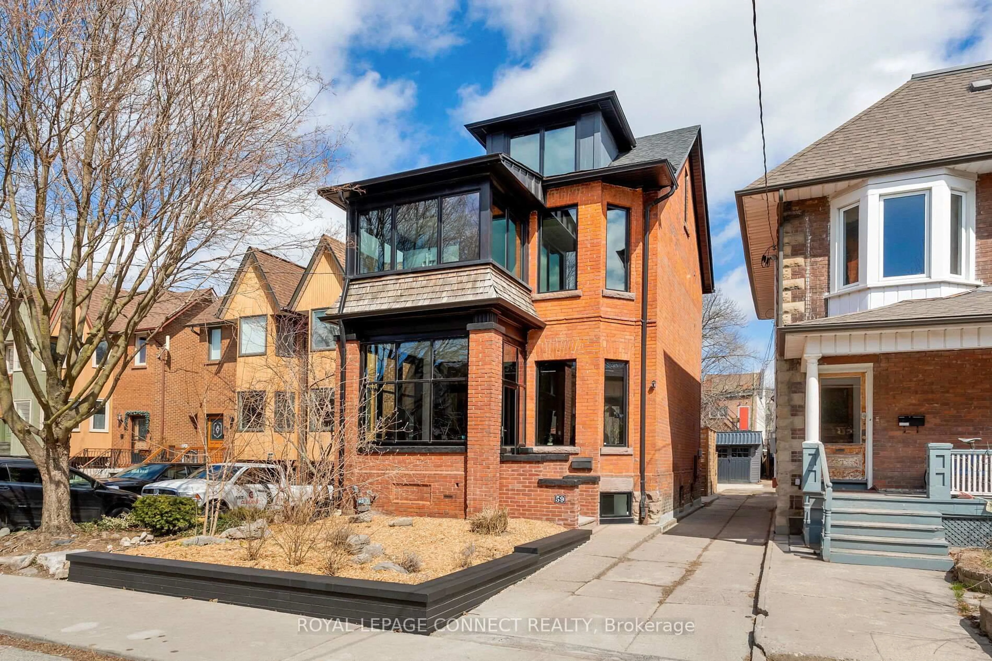 Home with brick exterior material, street for 59 Fuller Ave, Toronto Ontario M6R 2C4