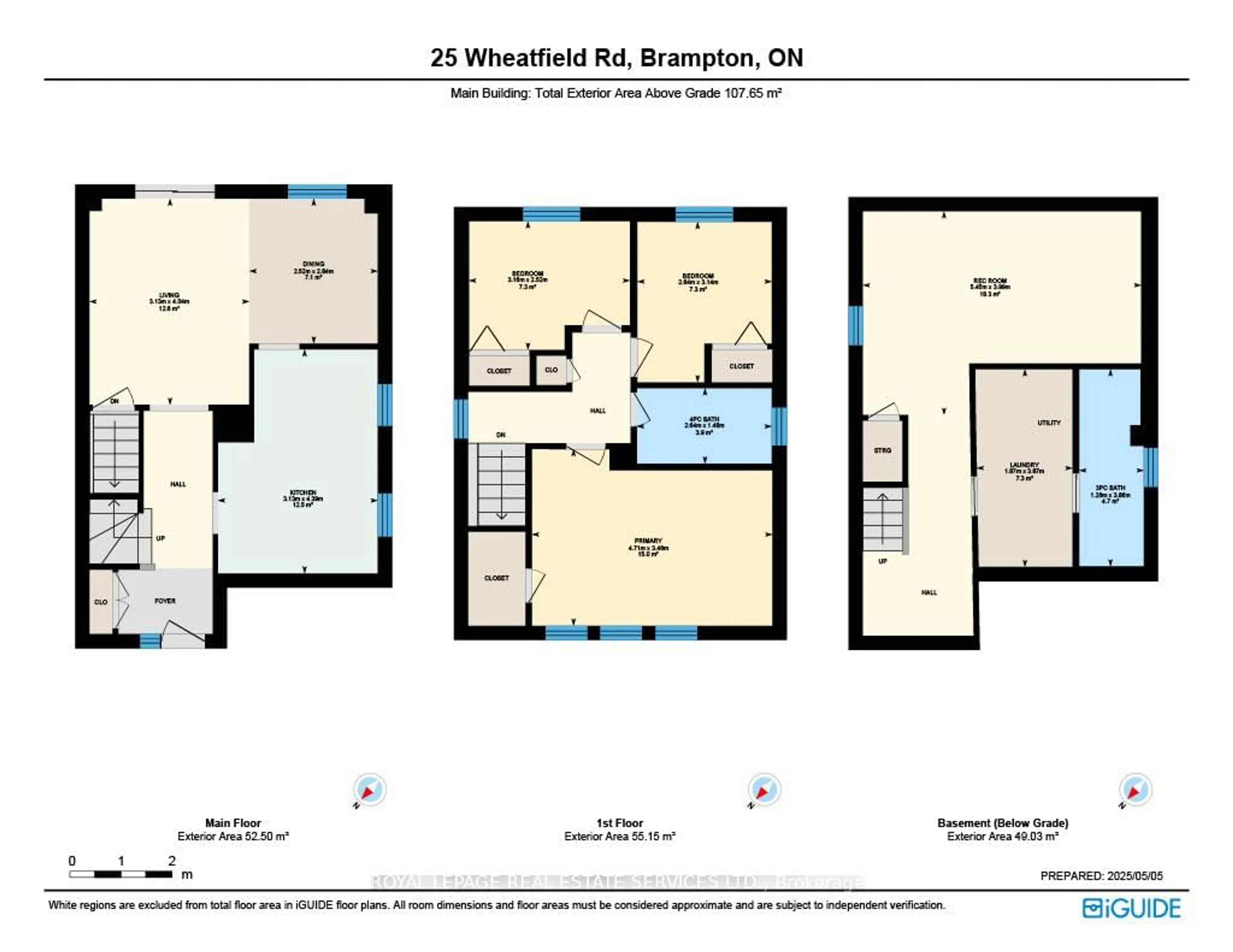 Floor plan for 25 Wheatfield Rd, Brampton Ontario L6X 2V4
