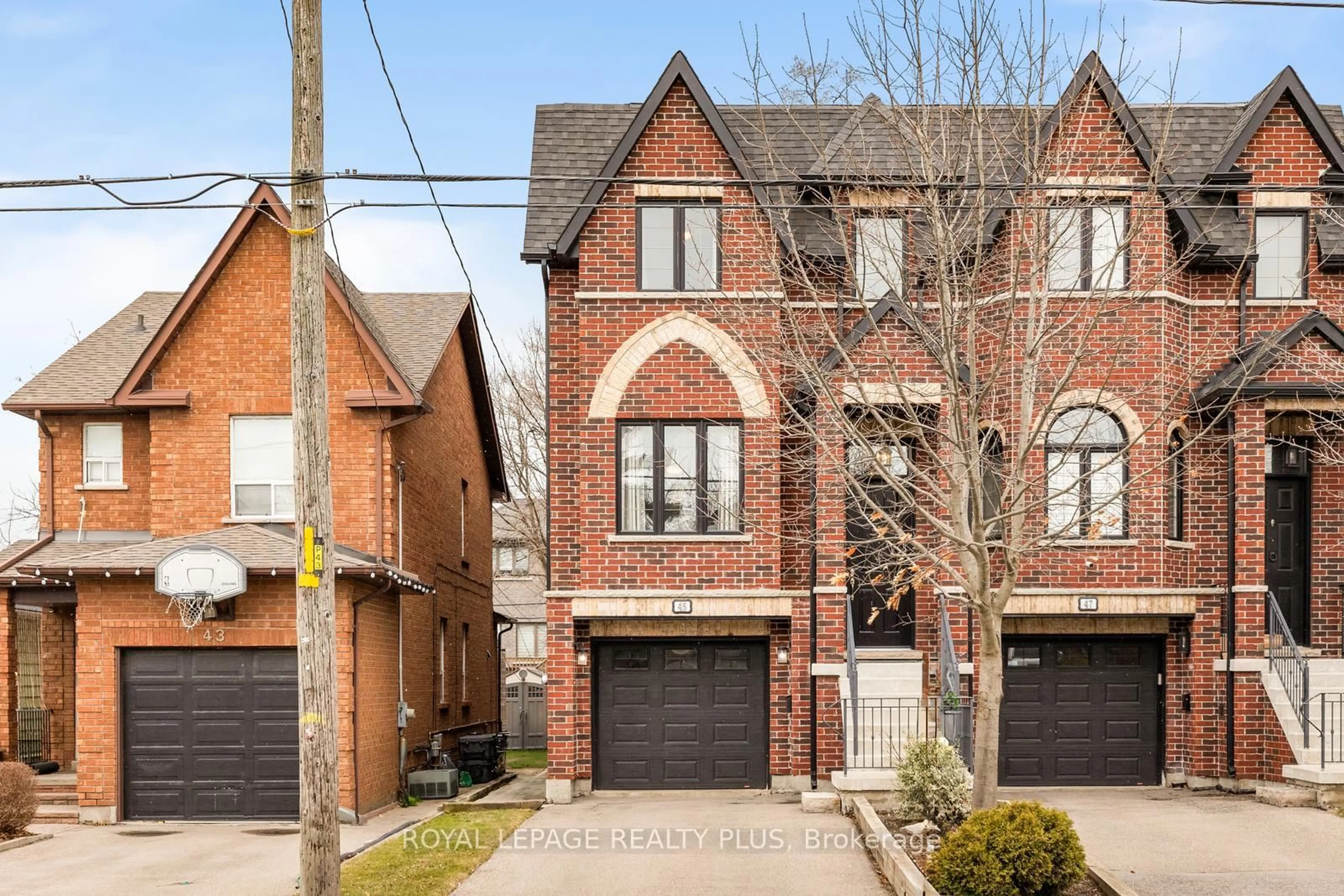 Home with brick exterior material, street for 45 Elder Ave, Toronto Ontario M8W 1S3