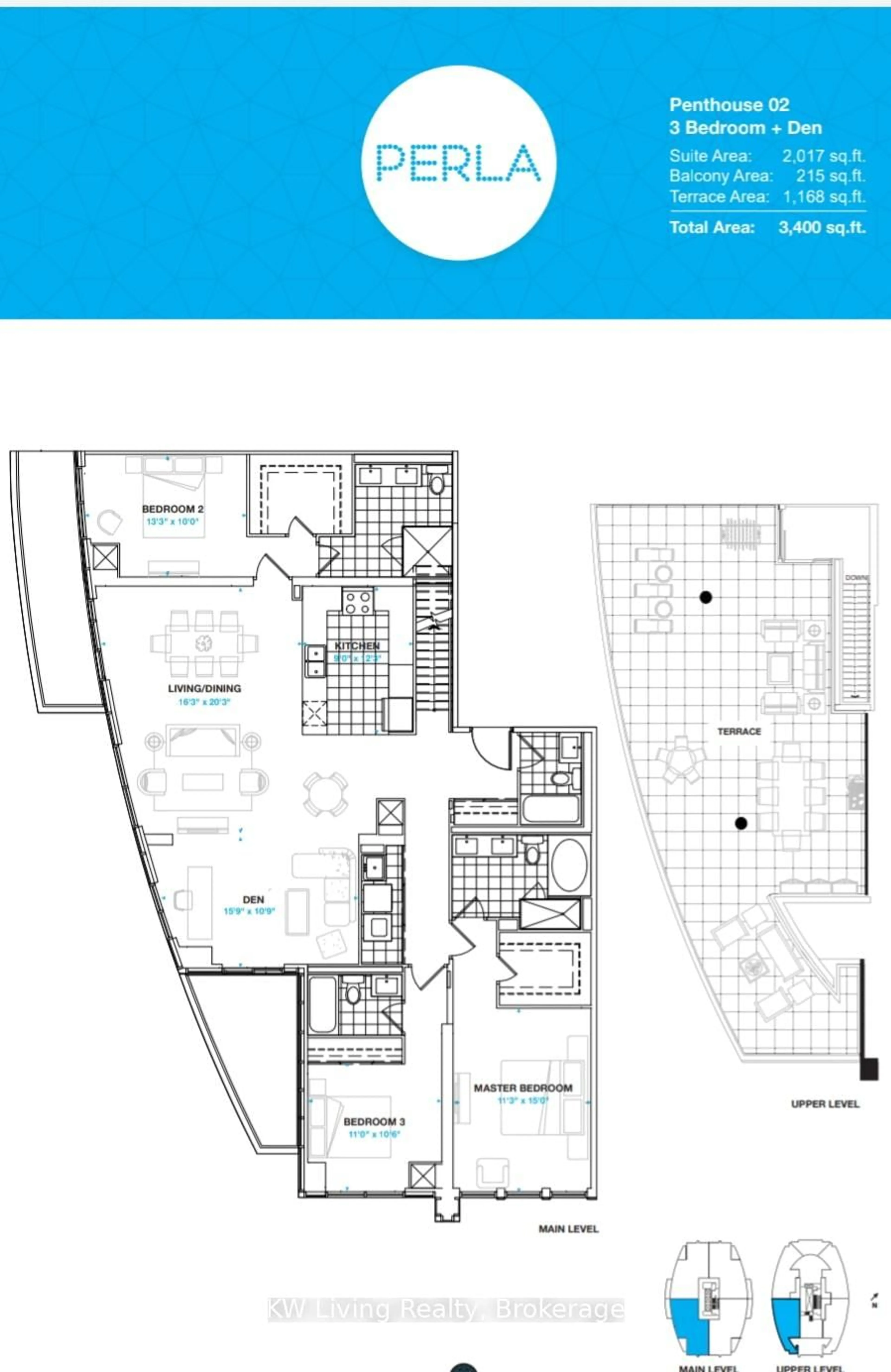 Floor plan for 35 Watergarden Dr #3402, Mississauga Ontario L5R 0G8