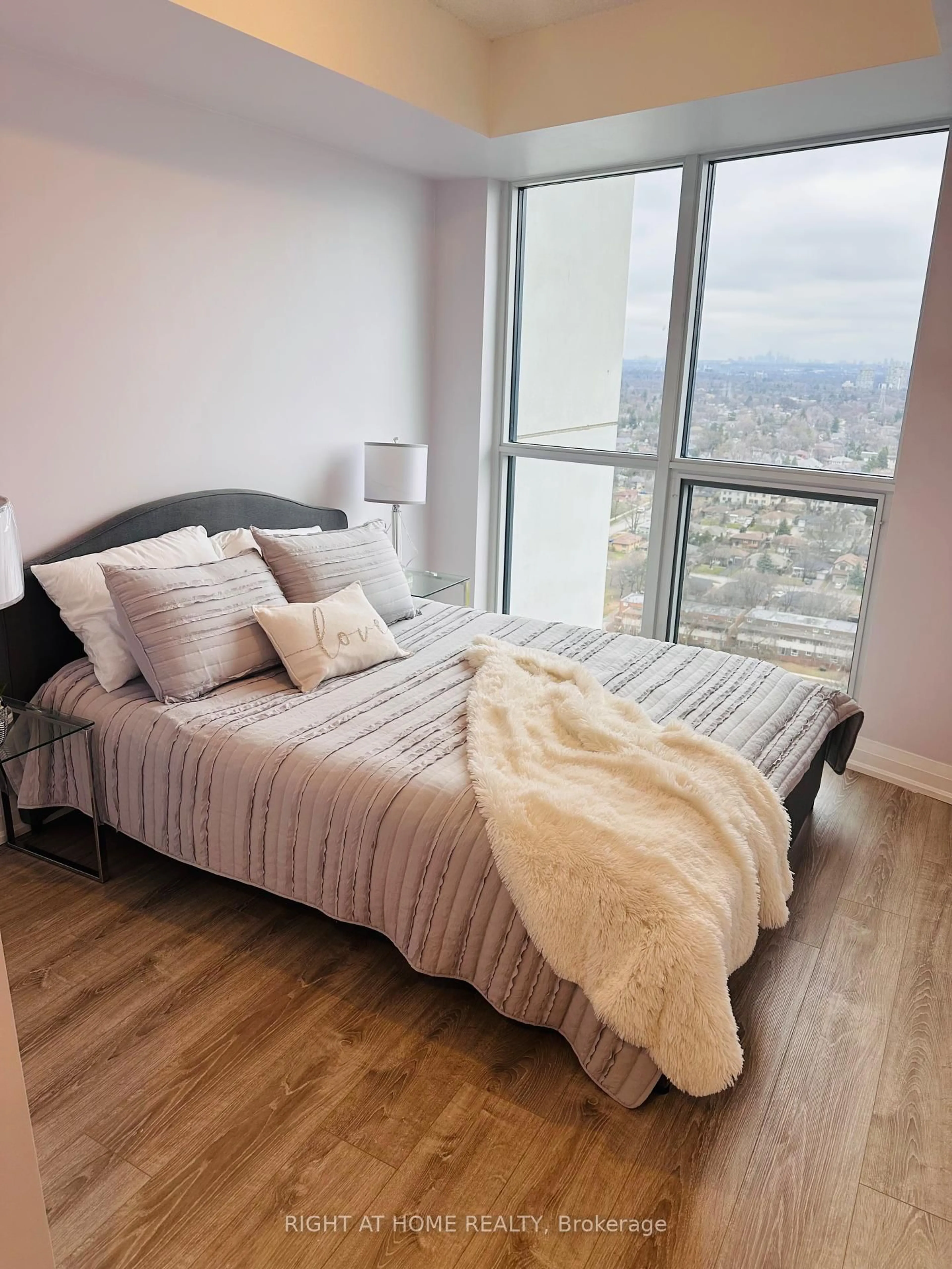 Bedroom with bed, unknown for 30 GIBBS Rd #2506, Toronto Ontario M9B 6L6