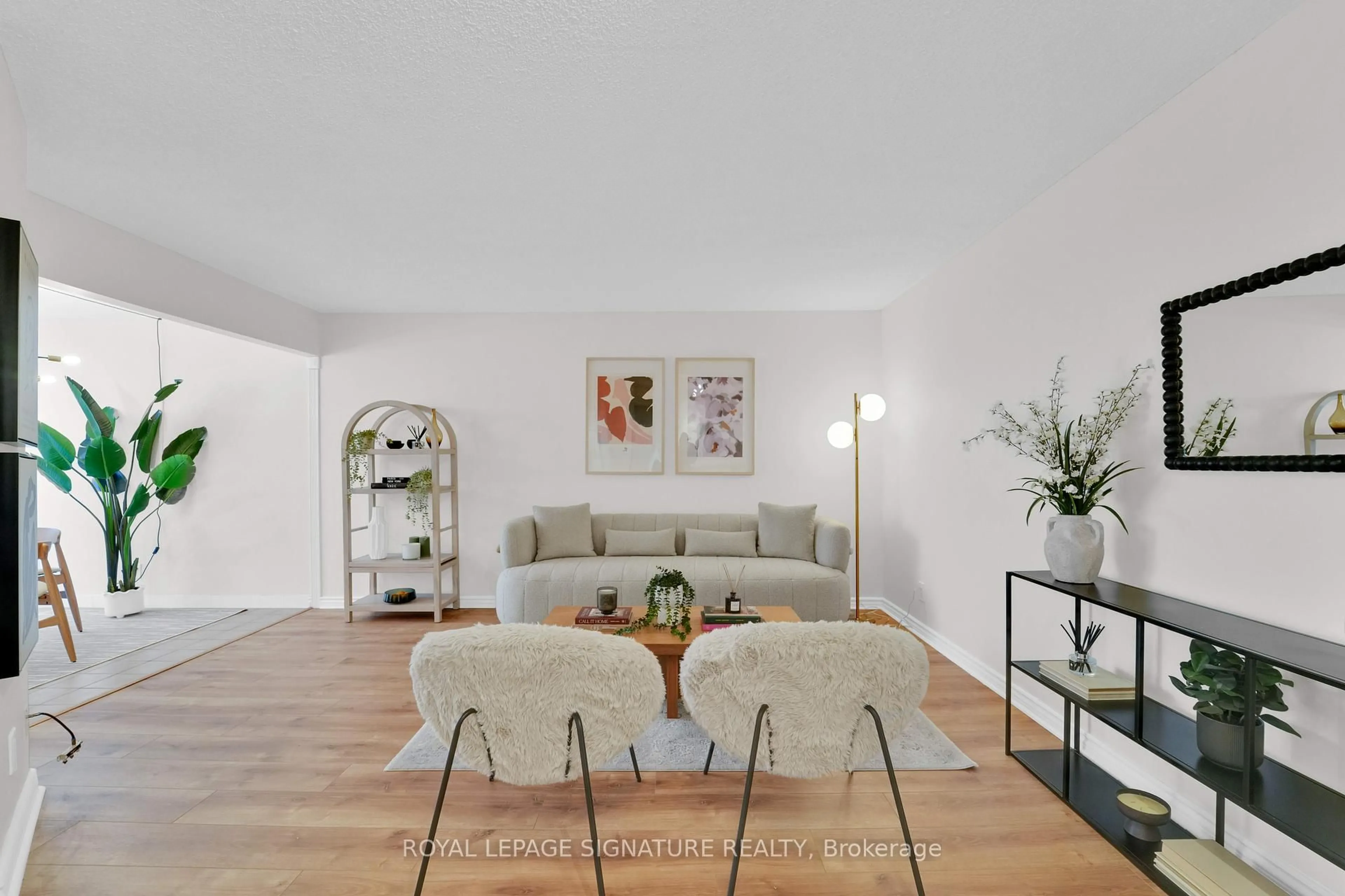 Living room with furniture, unknown for 41 Markbrook Lane #1402, Toronto Ontario M9V 5E6
