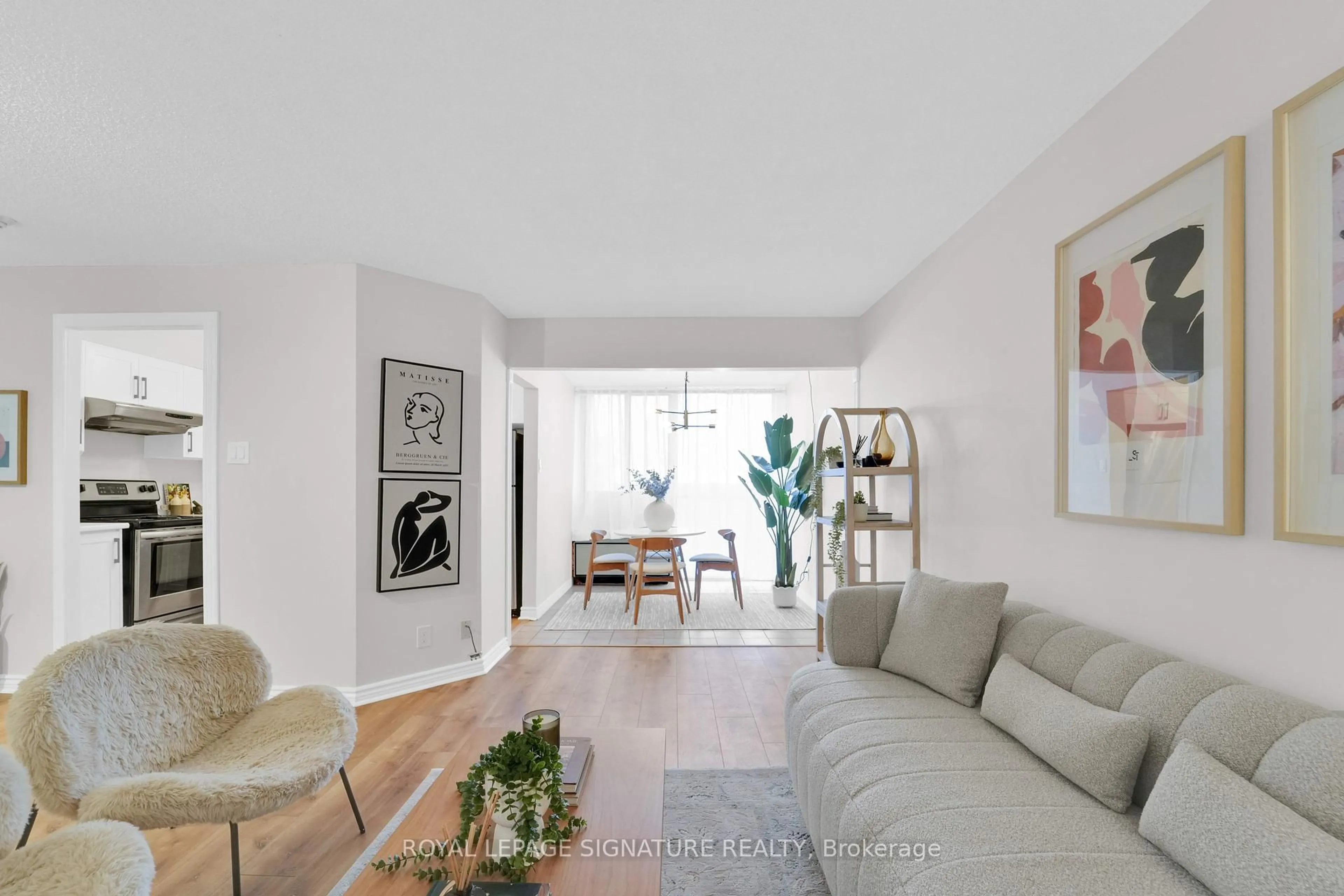 Living room with furniture, unknown for 41 Markbrook Lane #1402, Toronto Ontario M9V 5E6