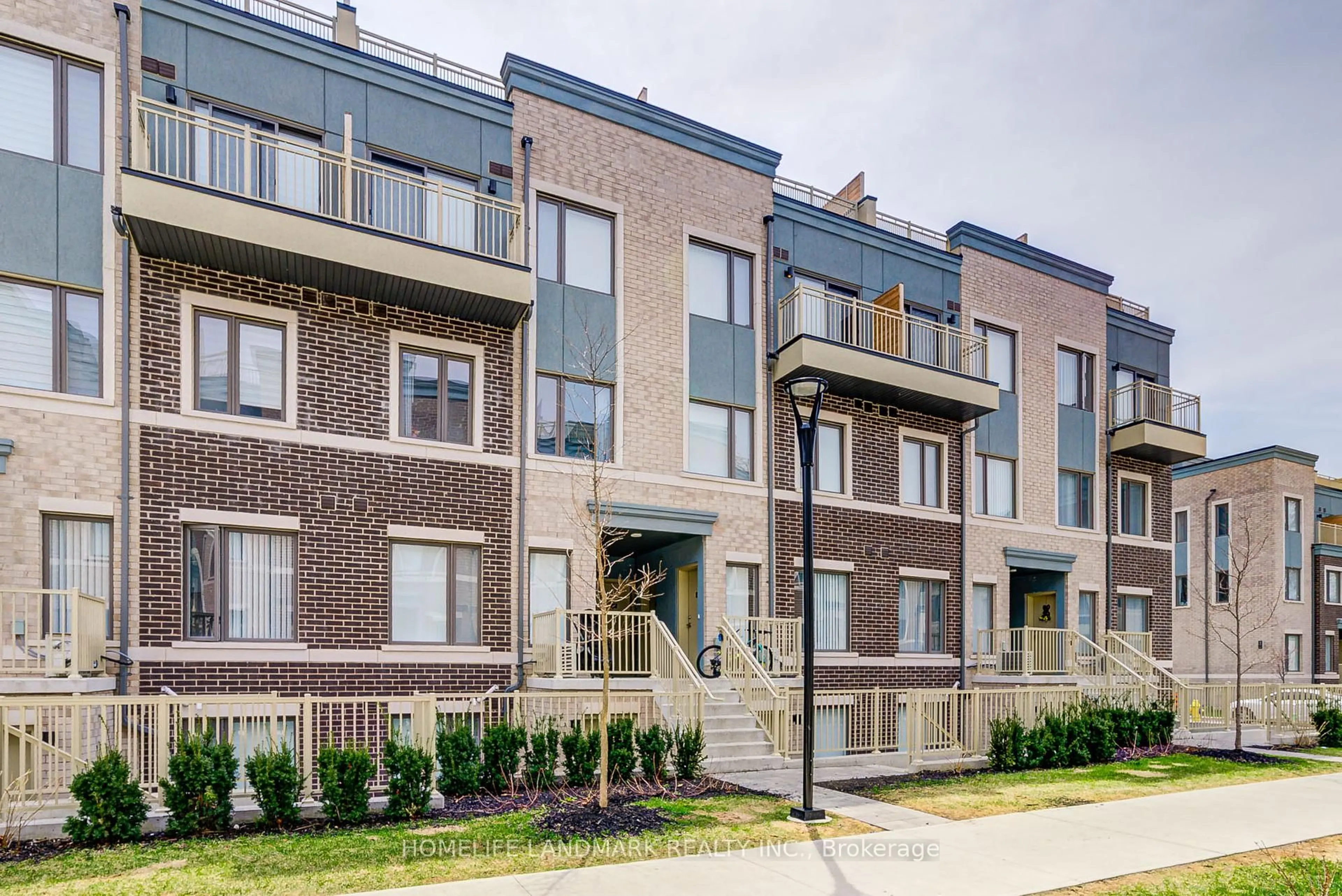 Home with brick exterior material, street for 5 William Jackson Way #63, Toronto Ontario M8V 0J8