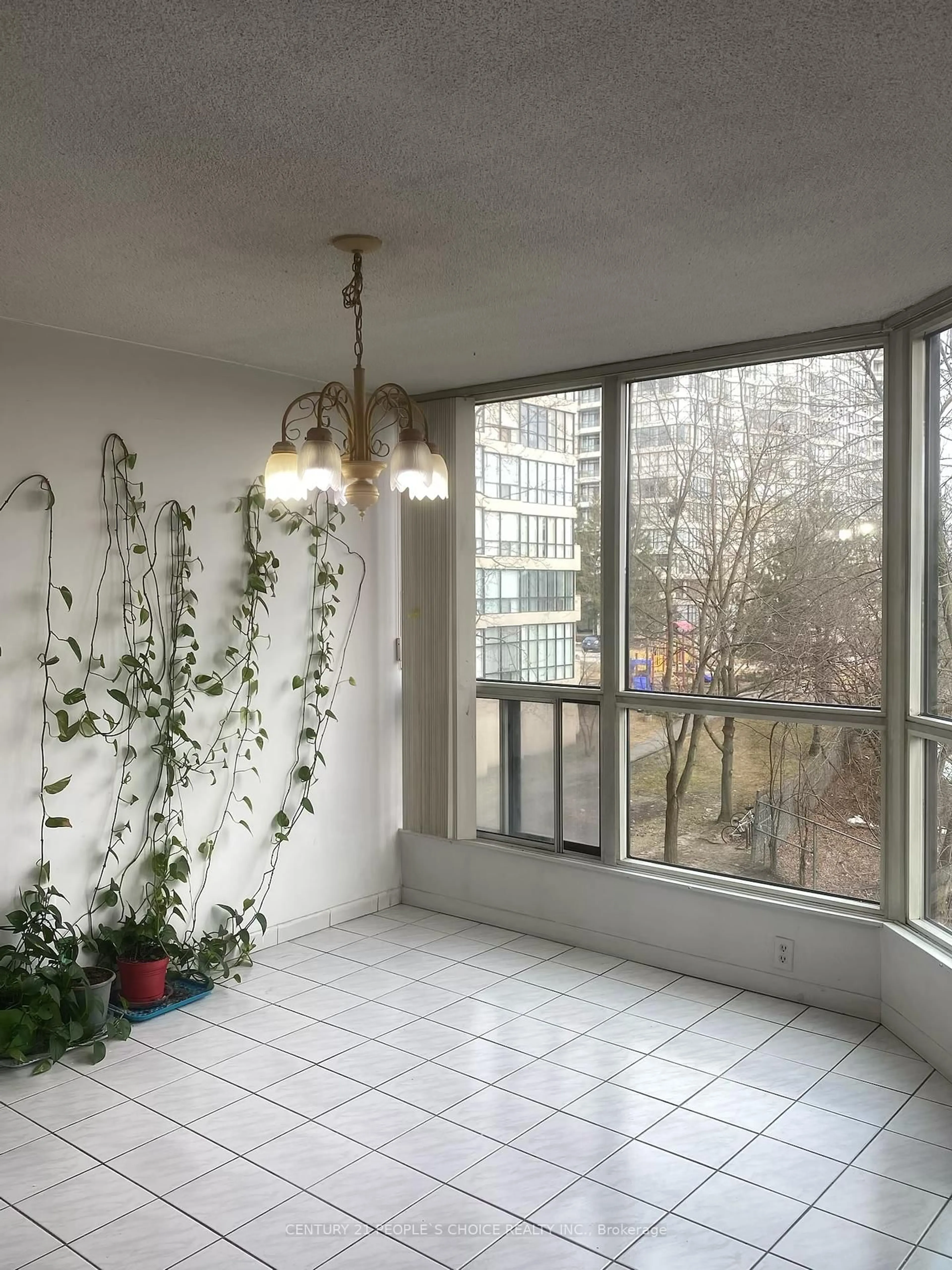 Balcony in the apartment, city buildings view from balcony for 5 Rowntree Rd #203, Toronto Ontario M9V 5G9