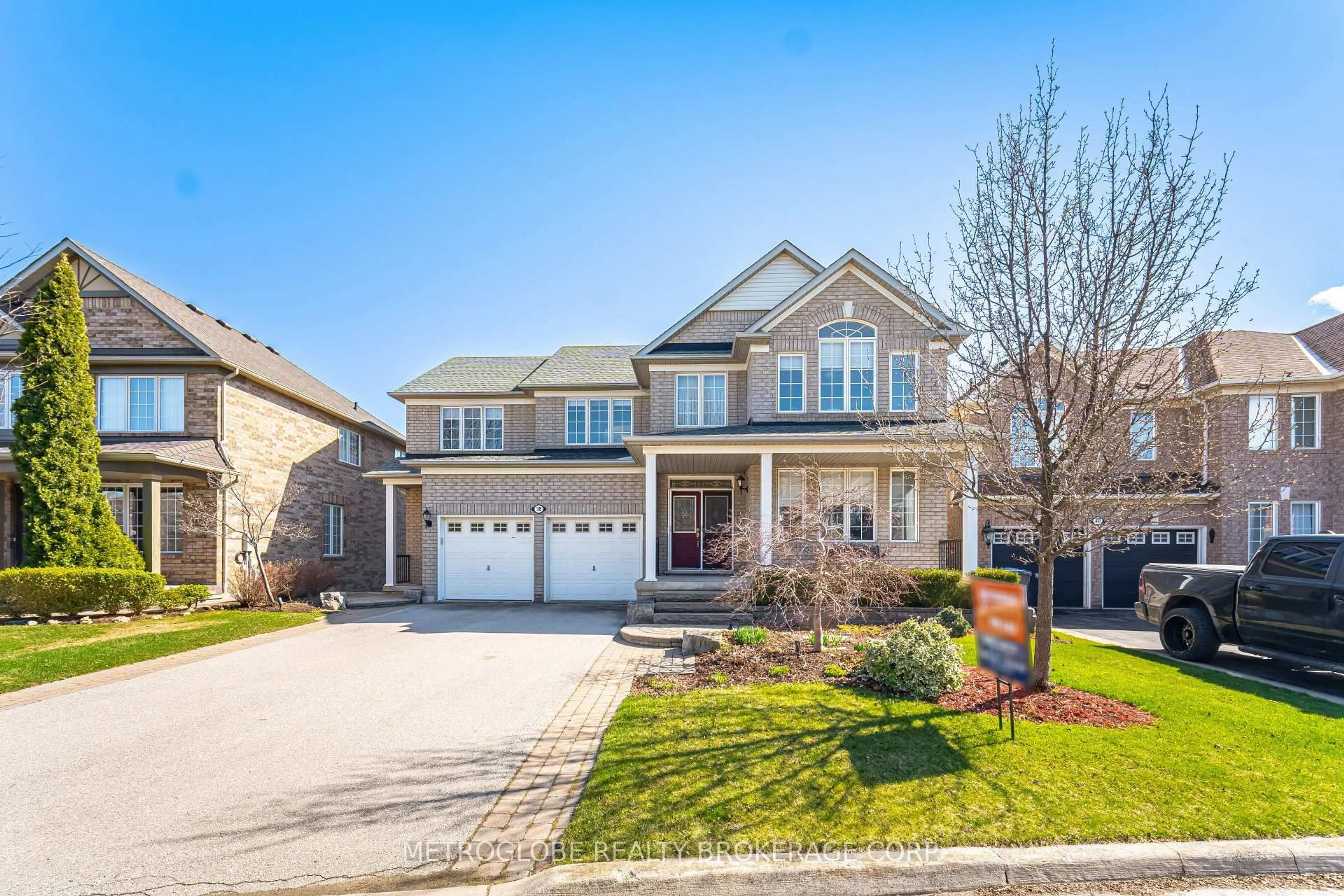 Home with brick exterior material, street for 38 Maltby Crt, Brampton Ontario L6P 1A5