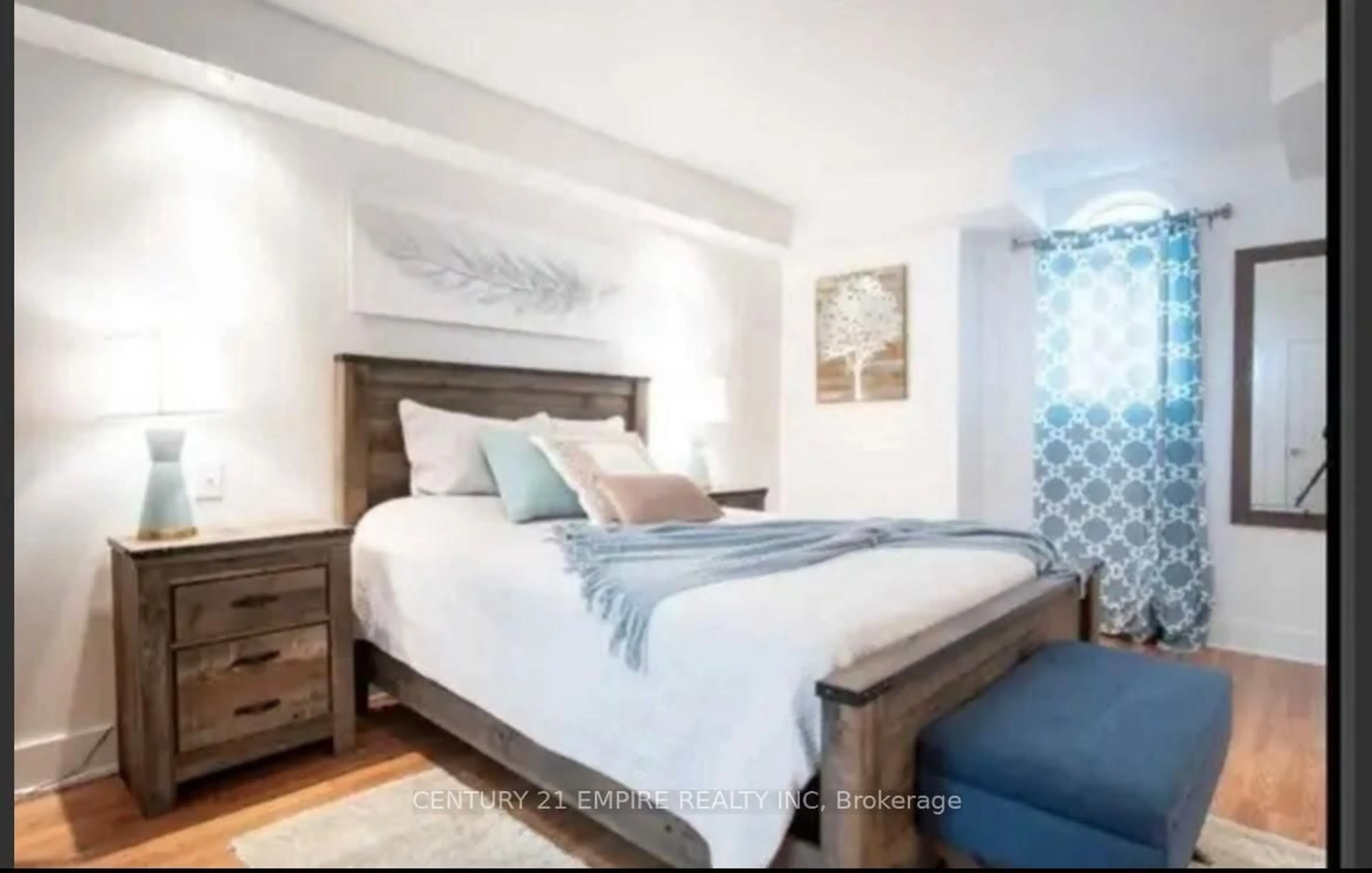 Bedroom with bed, unknown for 52 SIDNEY BELSEY Cres #102, Toronto Ontario M6M 5J1