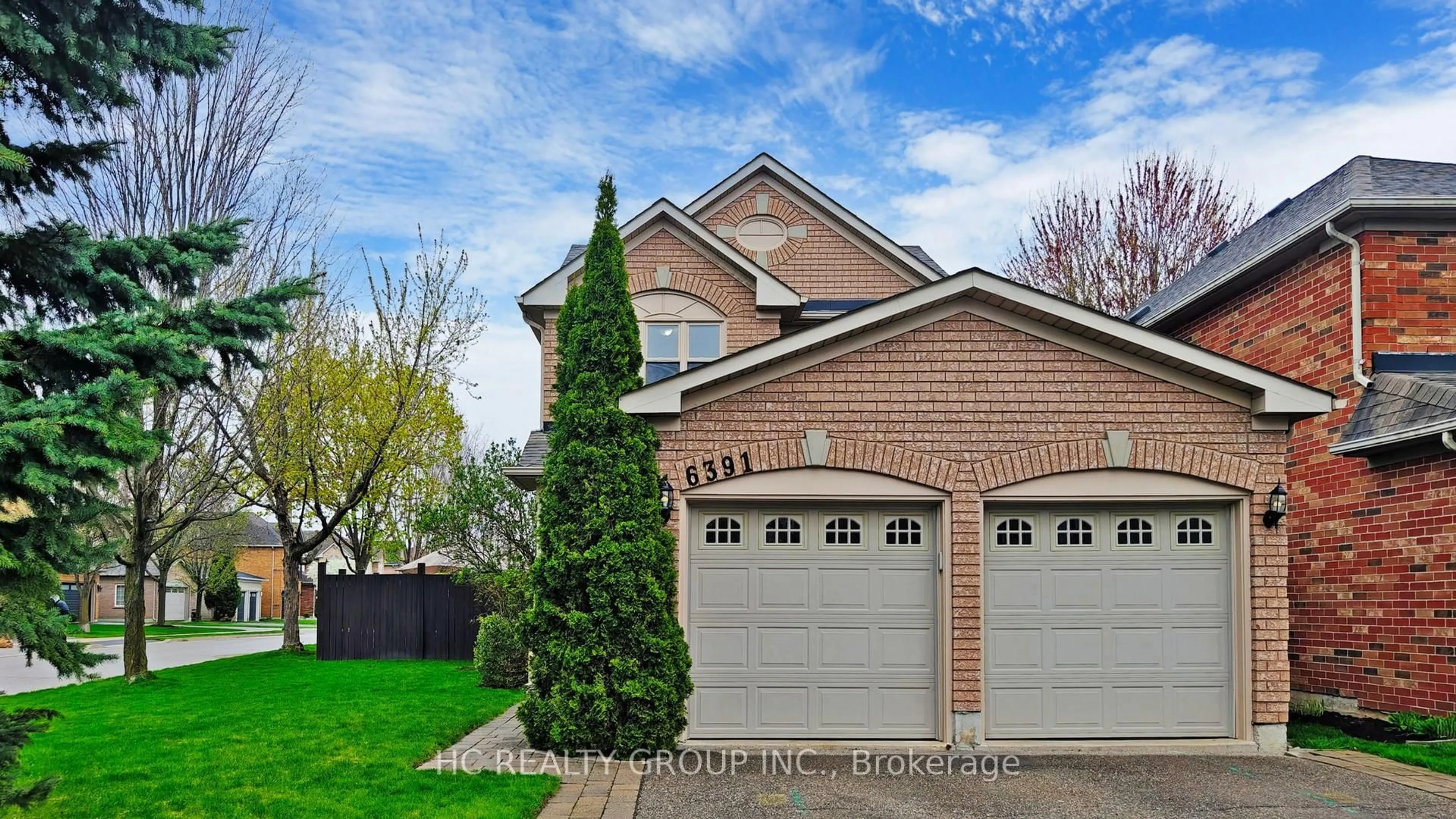 Home with brick exterior material, street for 6391 Amber Glen Dr, Mississauga Ontario L5N 7V9