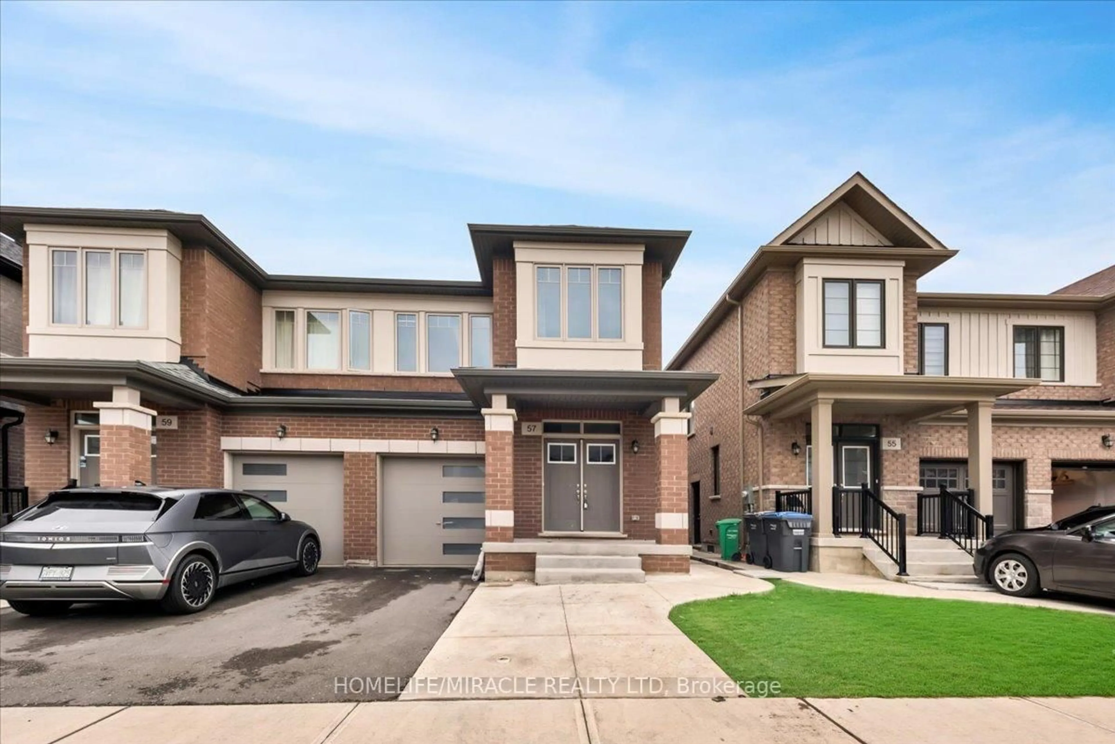 Home with brick exterior material, street for 57 Spinland St, Caledon Ontario L7C 4K6