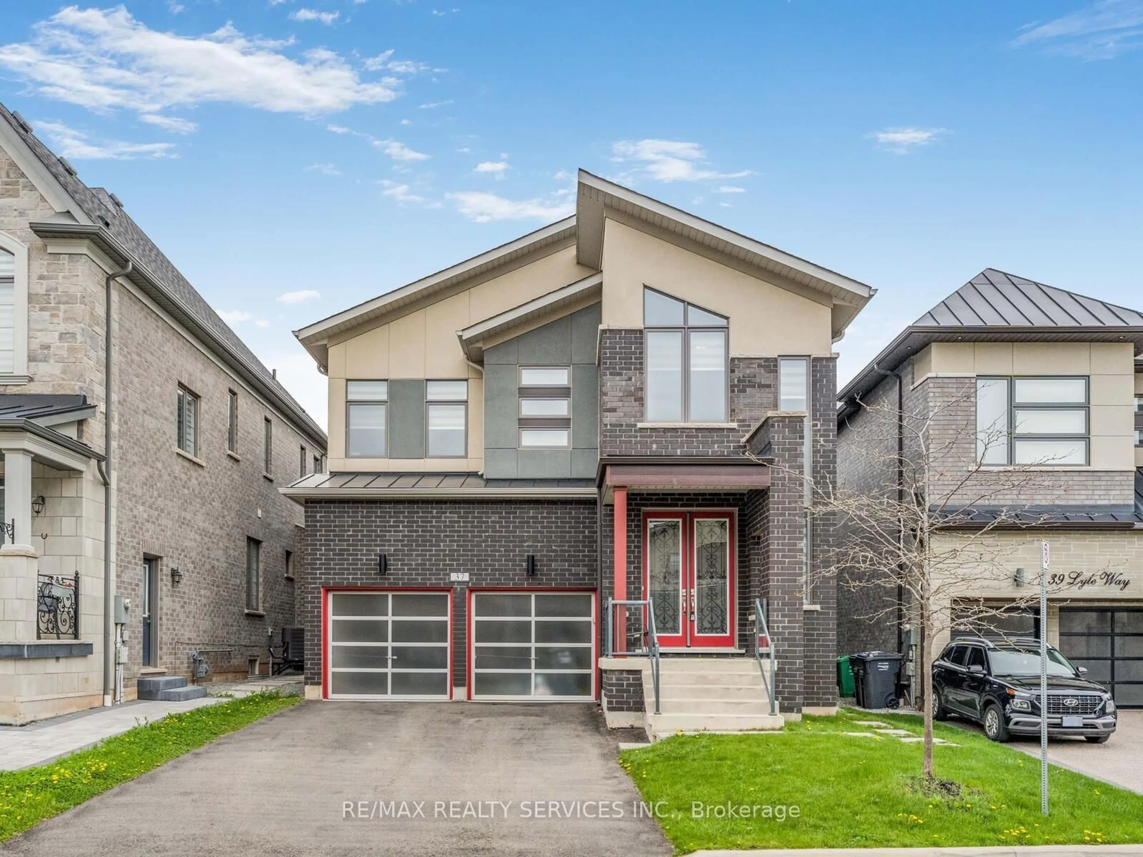 Home with brick exterior material, street for 37 Lyle Way, Brampton Ontario L6X 5P9