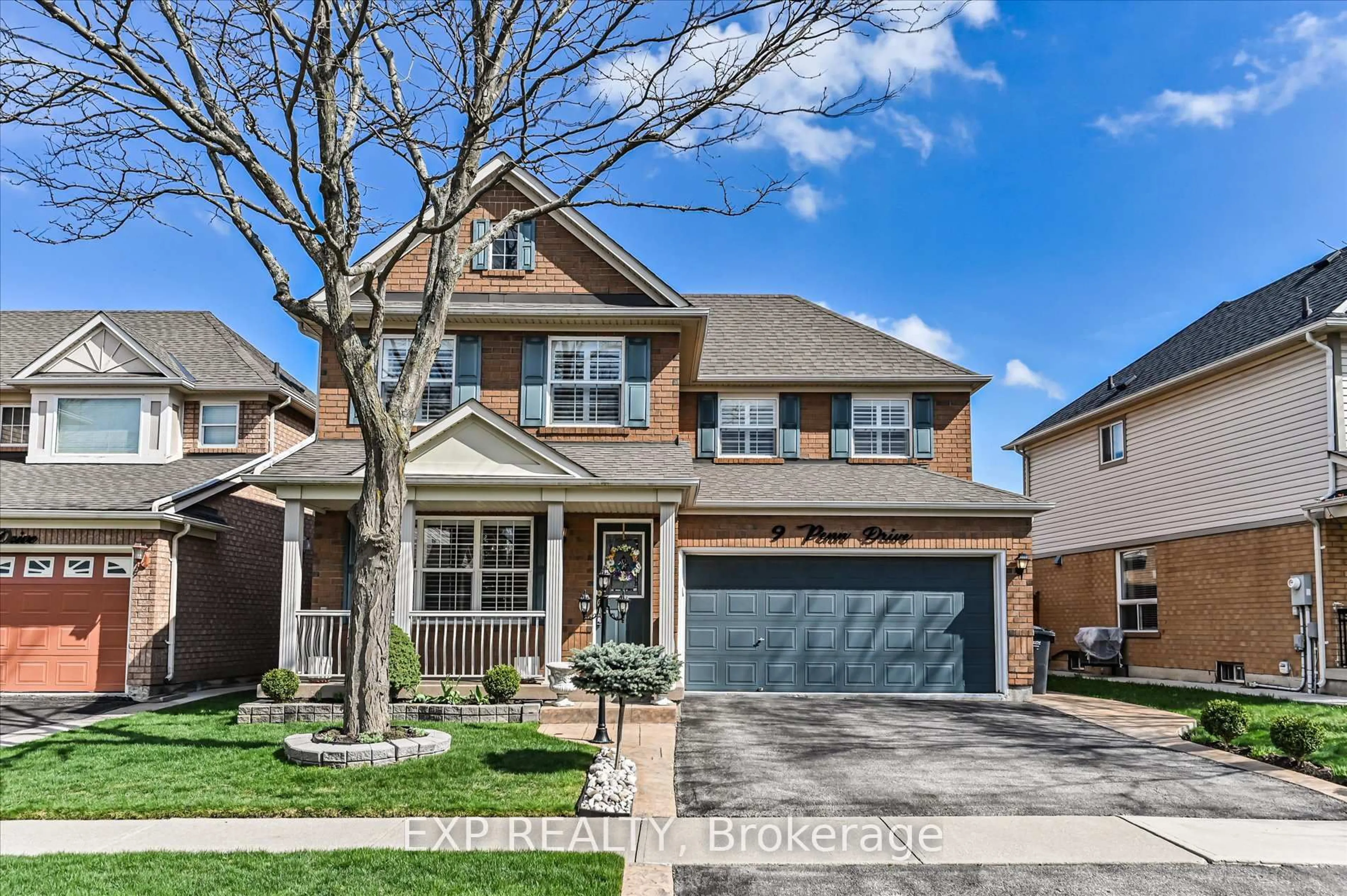 Home with brick exterior material, street for 9 Penn Dr, Brampton Ontario L7A 1P5