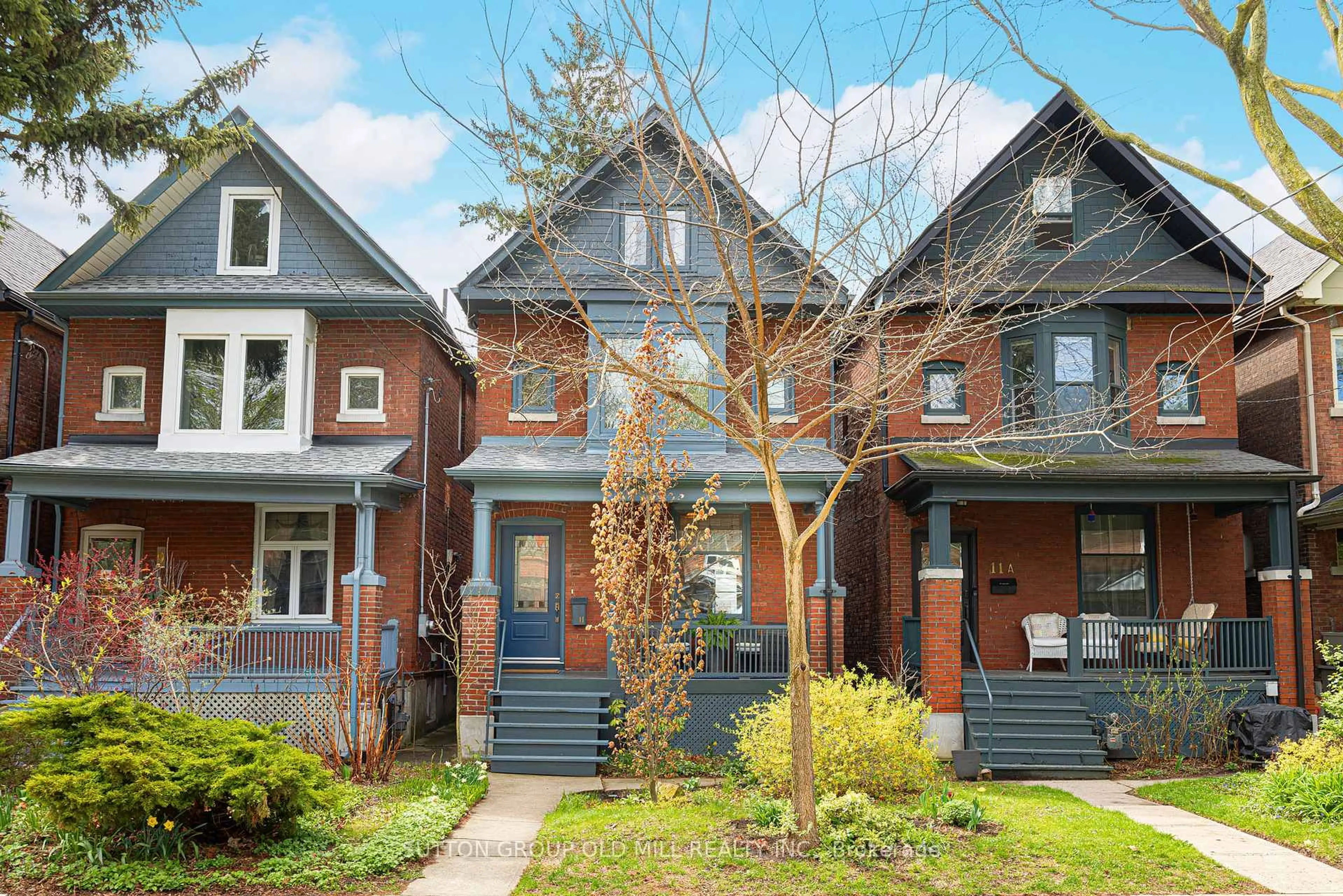 Home with brick exterior material, street for 11 Galley Ave, Toronto Ontario M6R 1G9