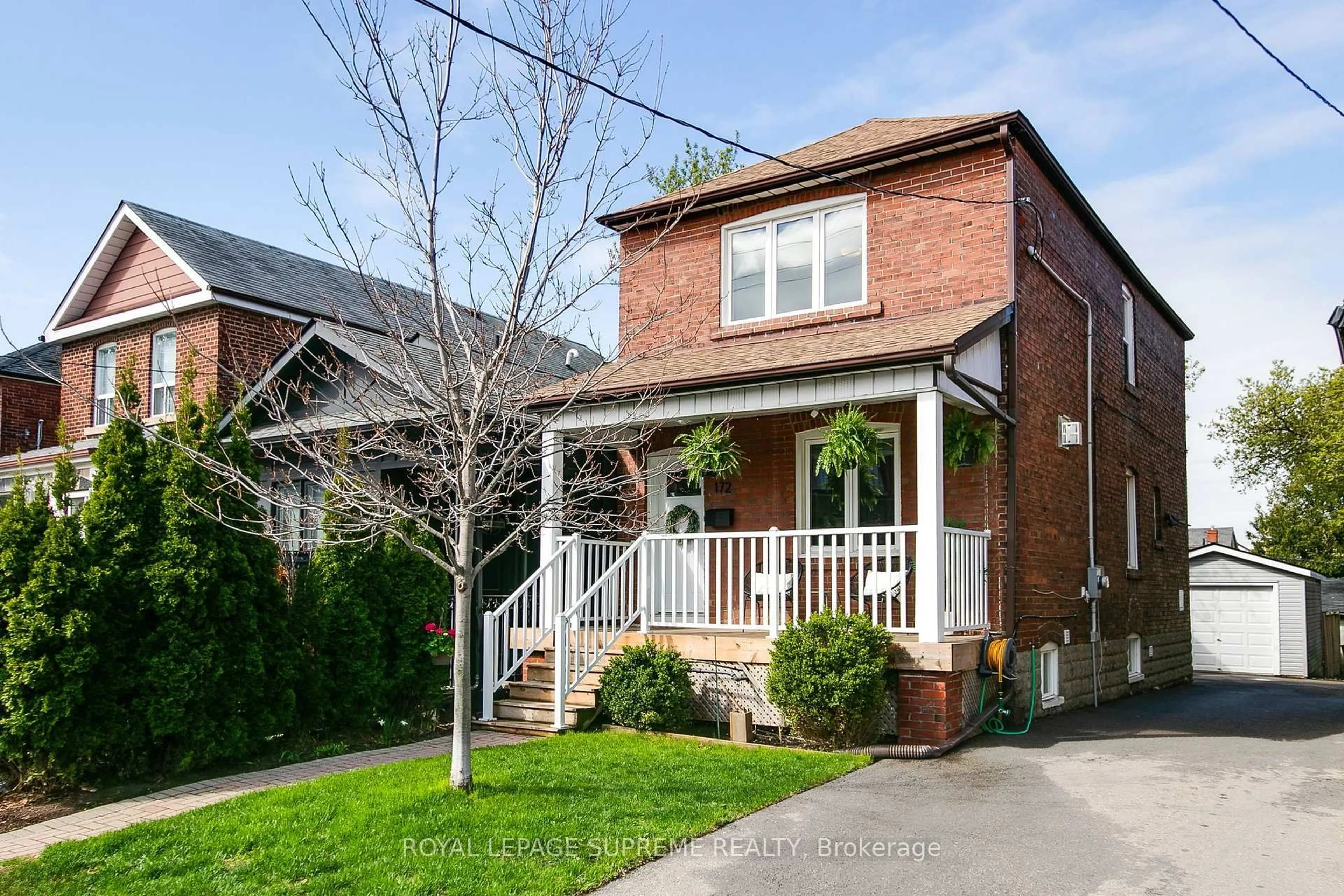 Home with brick exterior material, street for 172 Silverthorn Ave, Toronto Ontario M6N 3K3