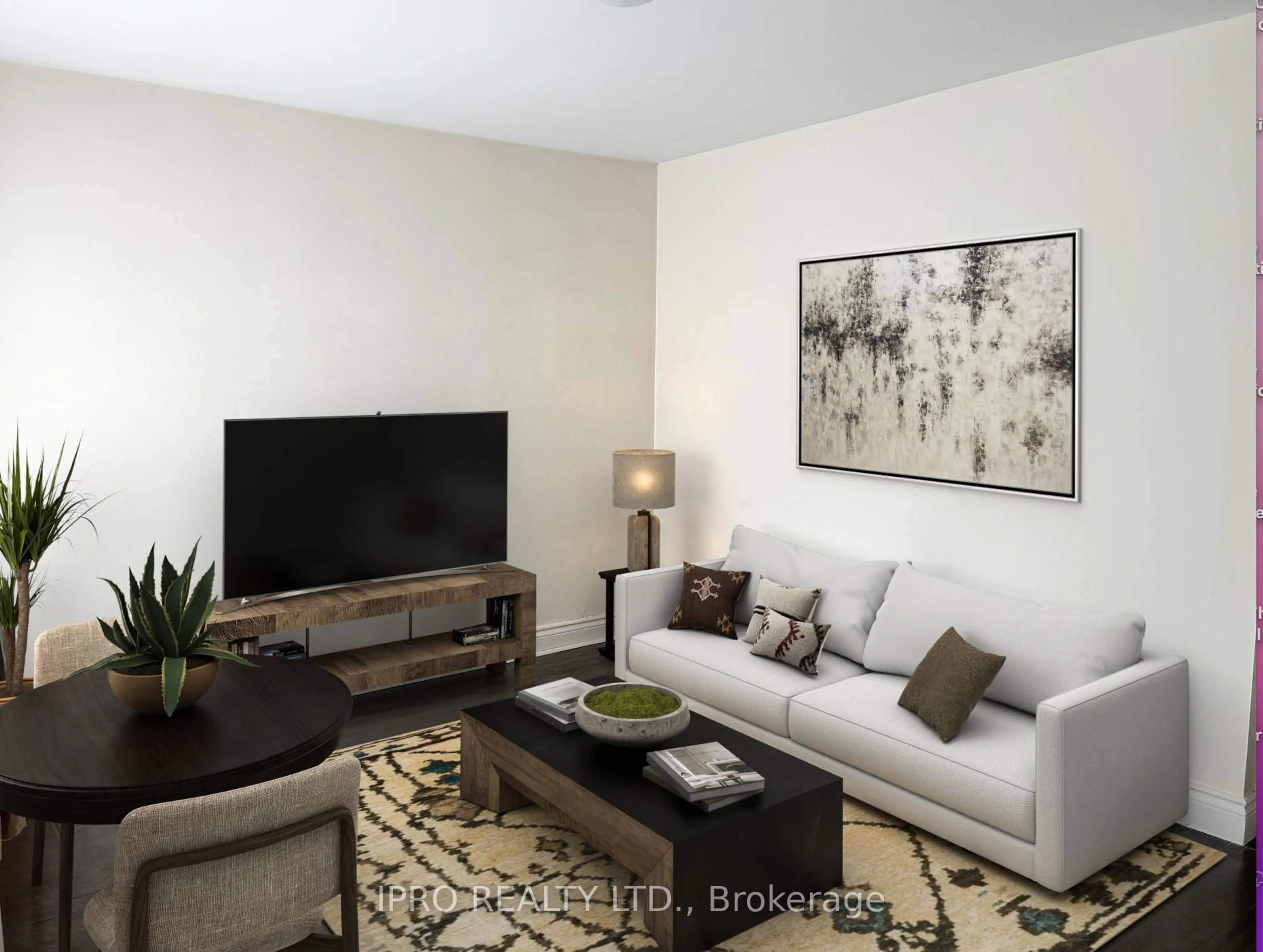 Living room with furniture, unknown for 20 Fifteenth St, Toronto Ontario M8V 3J4