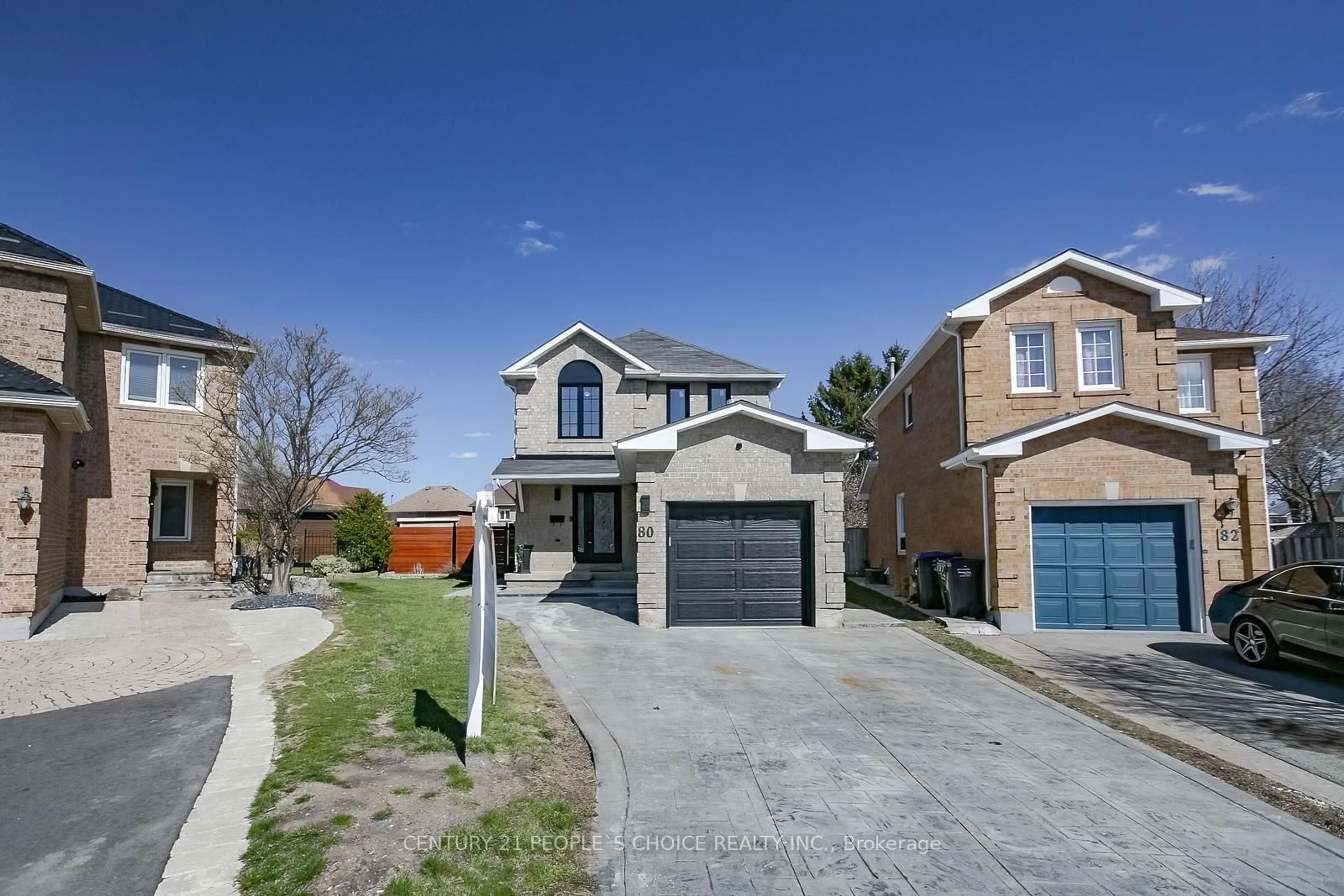 Home with brick exterior material, street for 80 Ready Crt, Brampton Ontario L6Y 4T4
