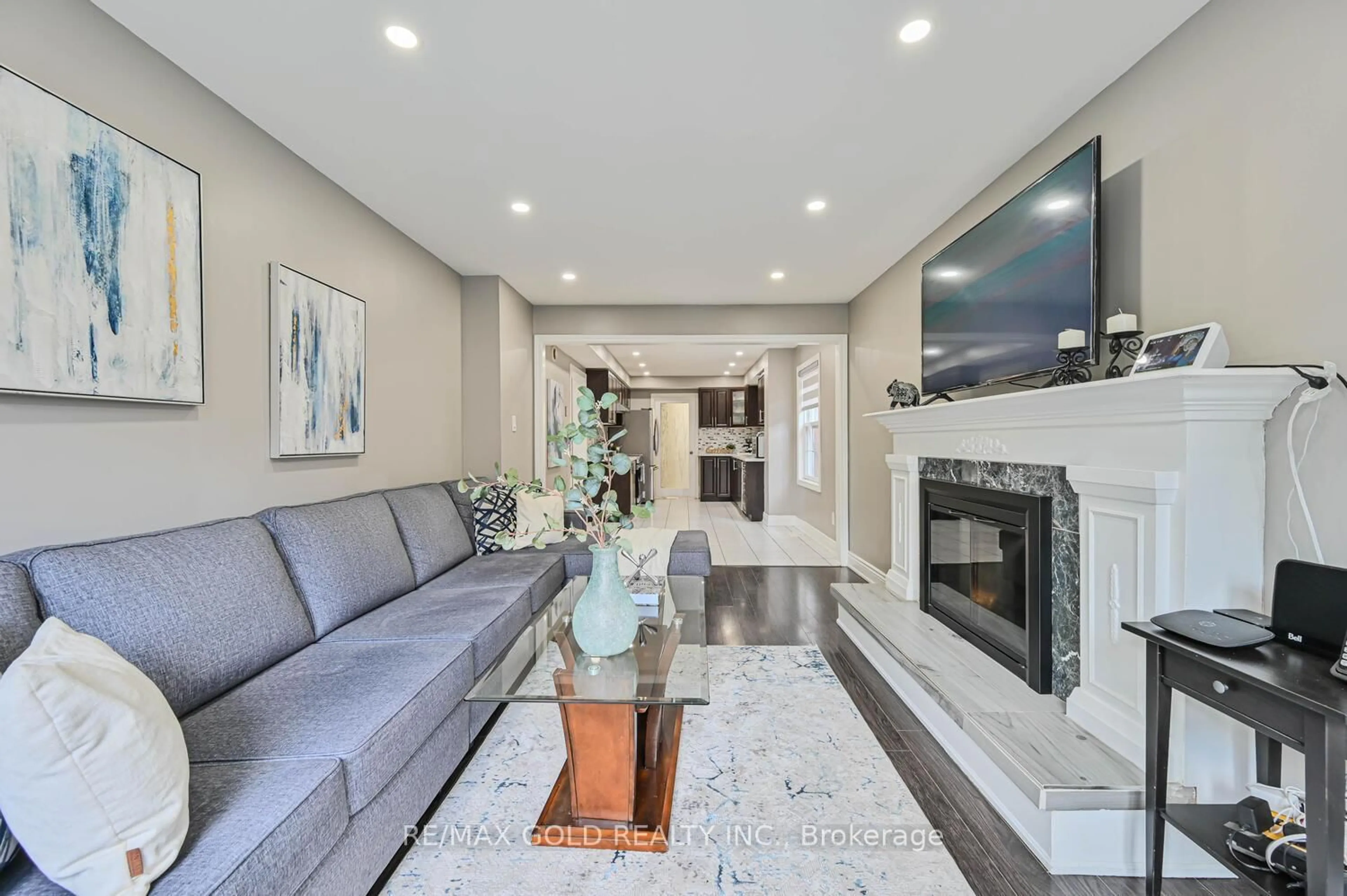Living room with furniture, unknown for 12 Horned Owl Dr, Brampton Ontario L6R 1C6