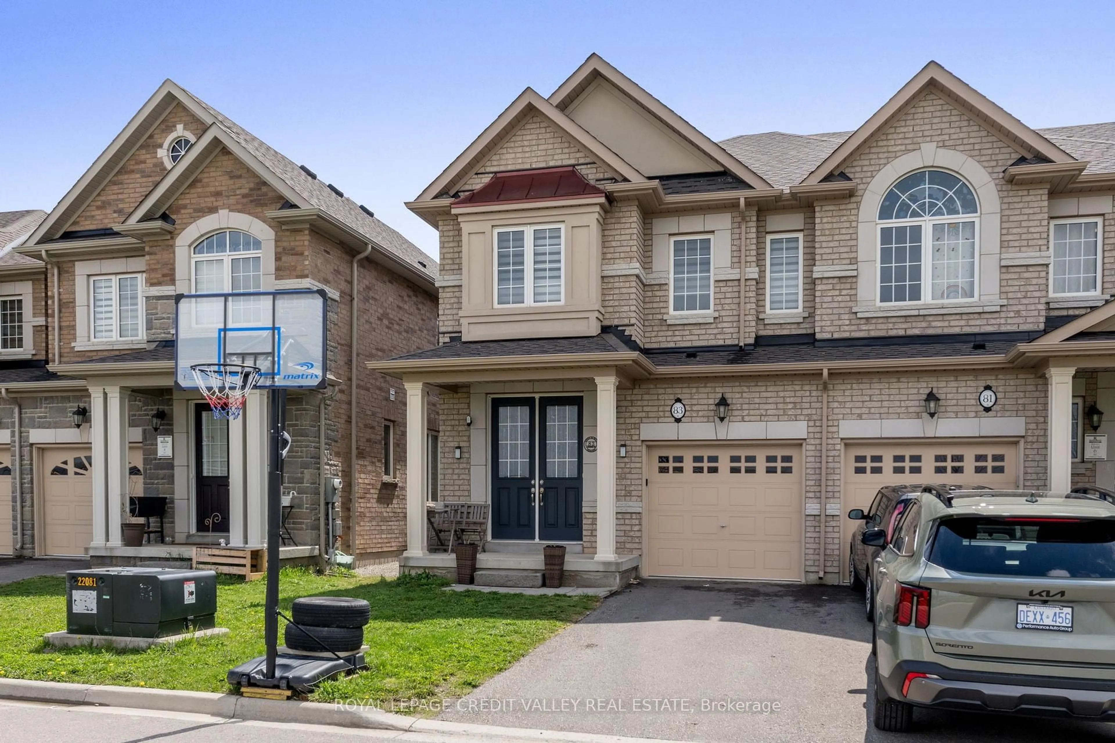 Home with brick exterior material, street for 83 Padbury Tr, Brampton Ontario L7A 4V3