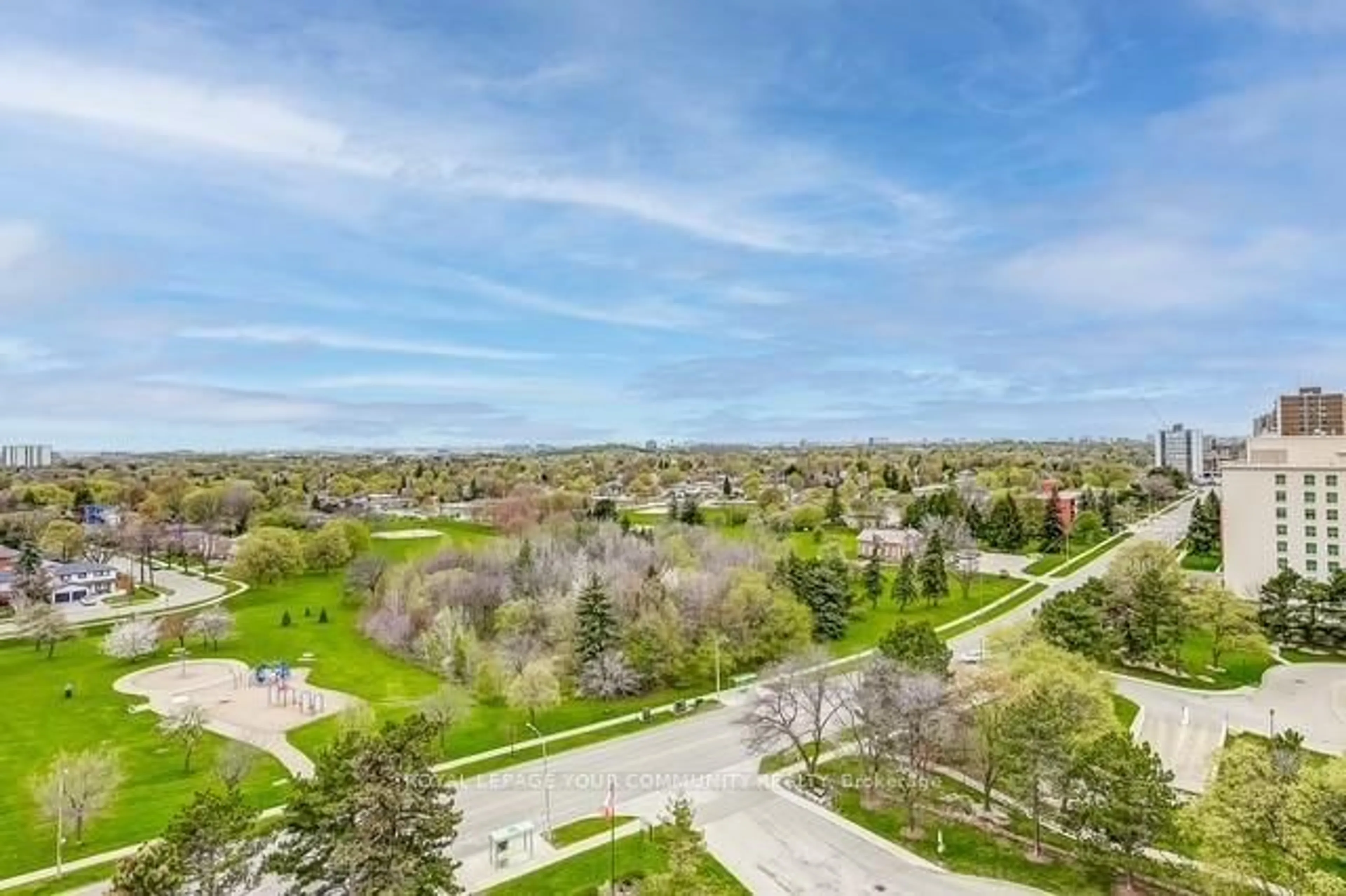A pic from outside/outdoor area/front of a property/back of a property/a pic from drone, water/lake/river/ocean view for 451 The West Mall Dr #1410, Toronto Ontario M9C 1G1