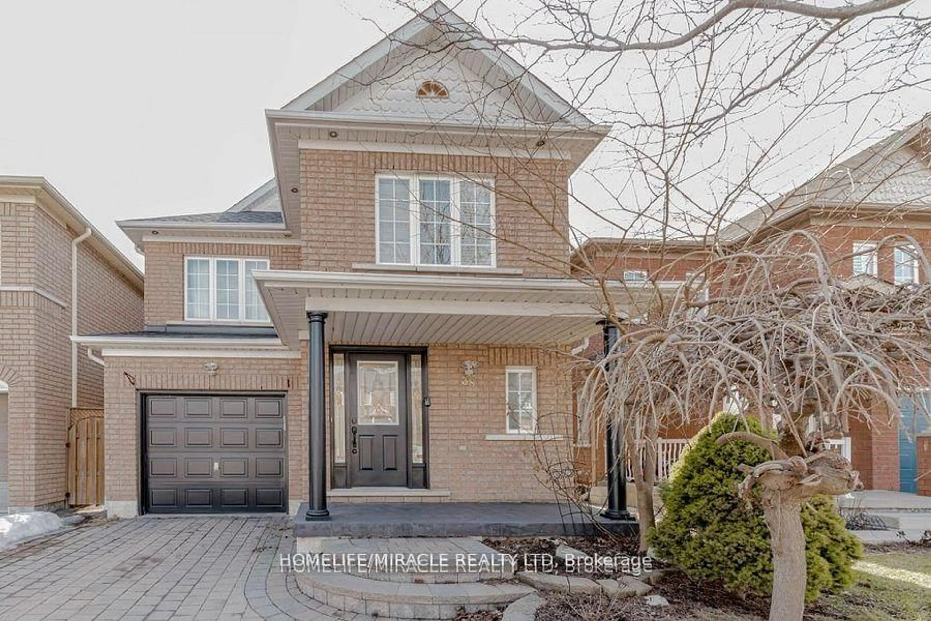 Home with brick exterior material, street for 38 Heartleaf Cres, Brampton Ontario L7A 2B7