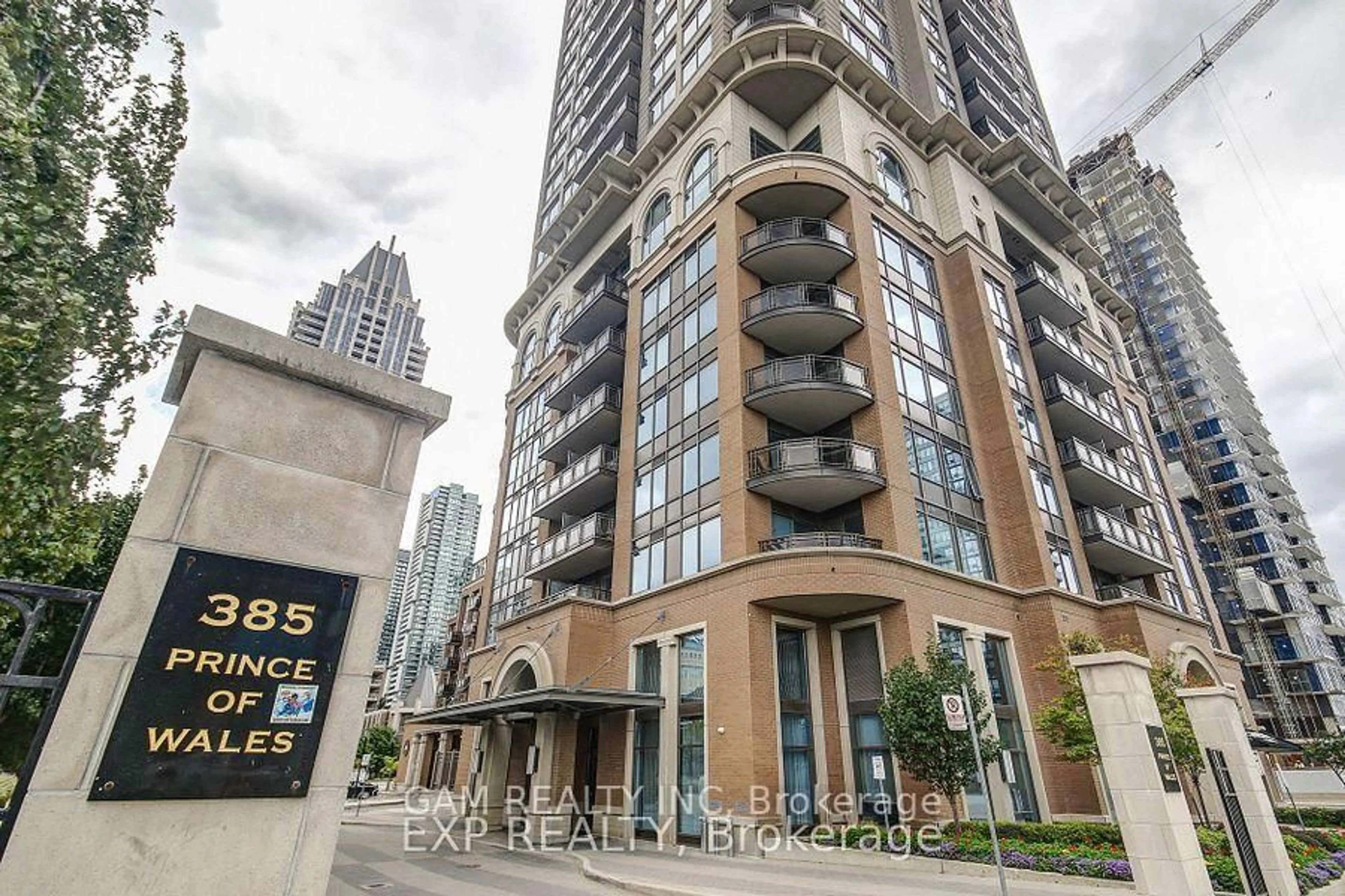 Indoor foyer for 385 Prince Of Wales Dr #1102, Mississauga Ontario L5B 0C6