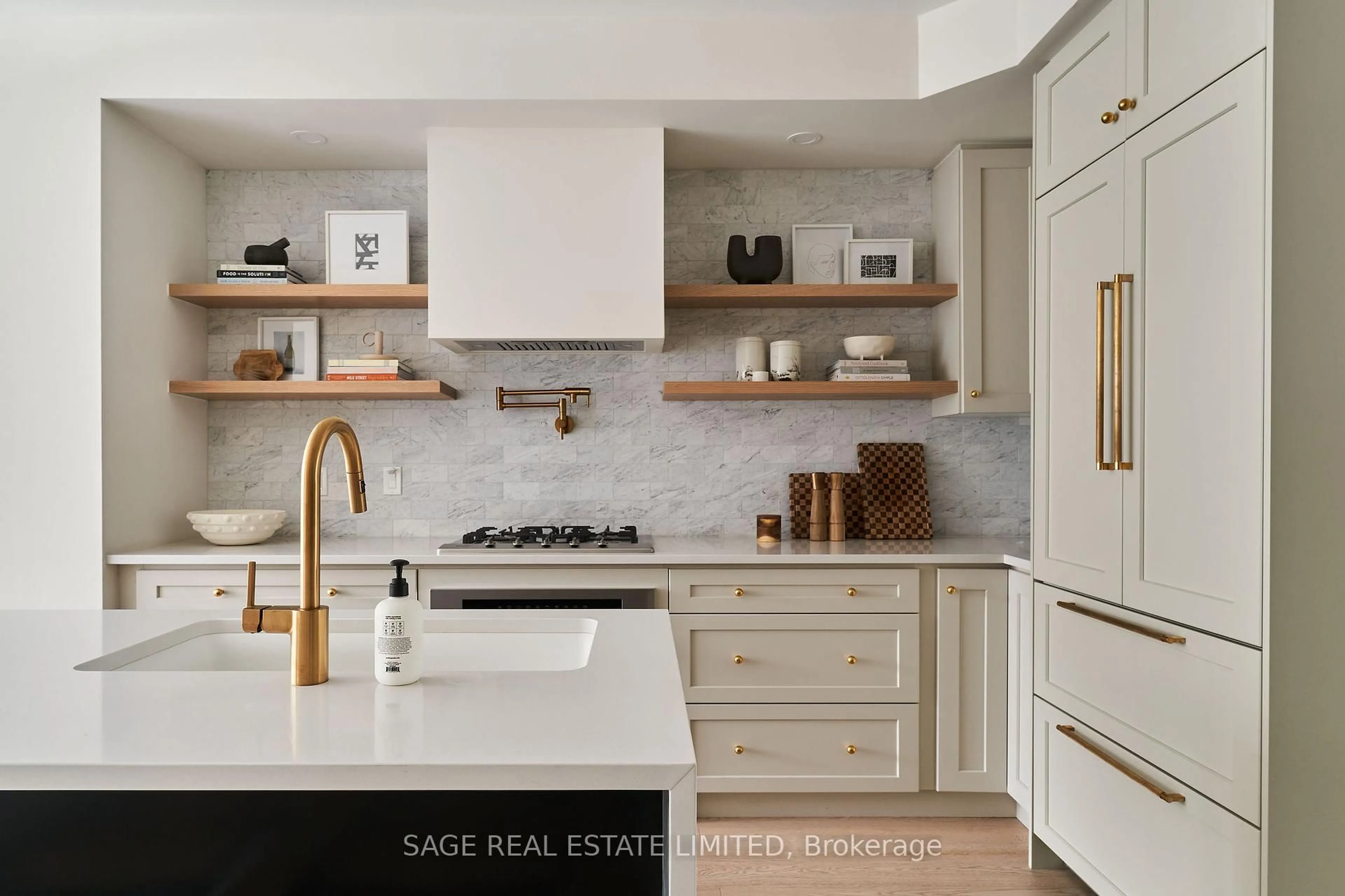 Contemporary kitchen, ceramic/tile floor for 179F Caledonia Rd, Toronto Ontario M6E 4S8