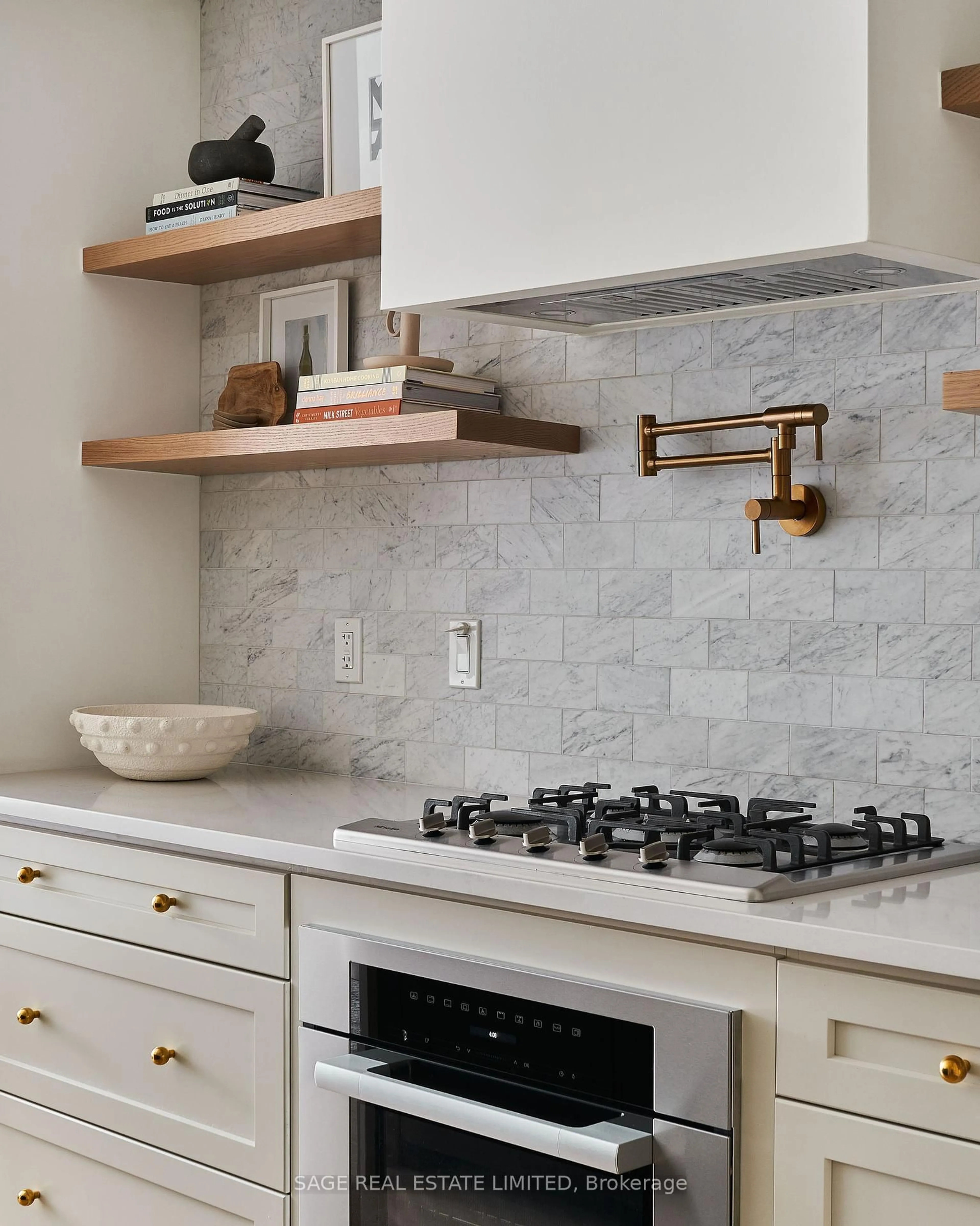 Contemporary kitchen, ceramic/tile floor for 179F Caledonia Rd, Toronto Ontario M6E 4S8