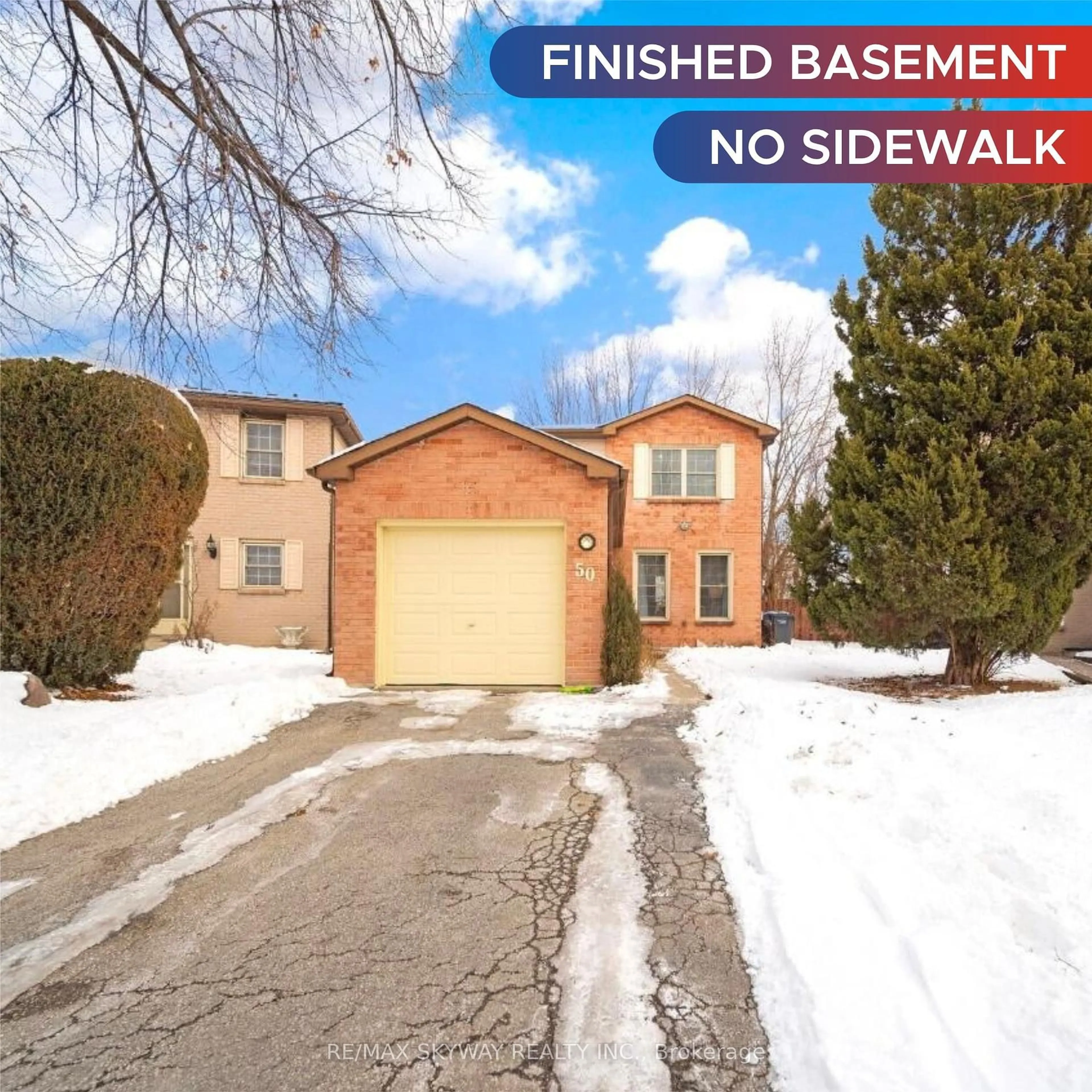 Home with brick exterior material, street for 50 Festoon Pl, Brampton Ontario L6T 4R4