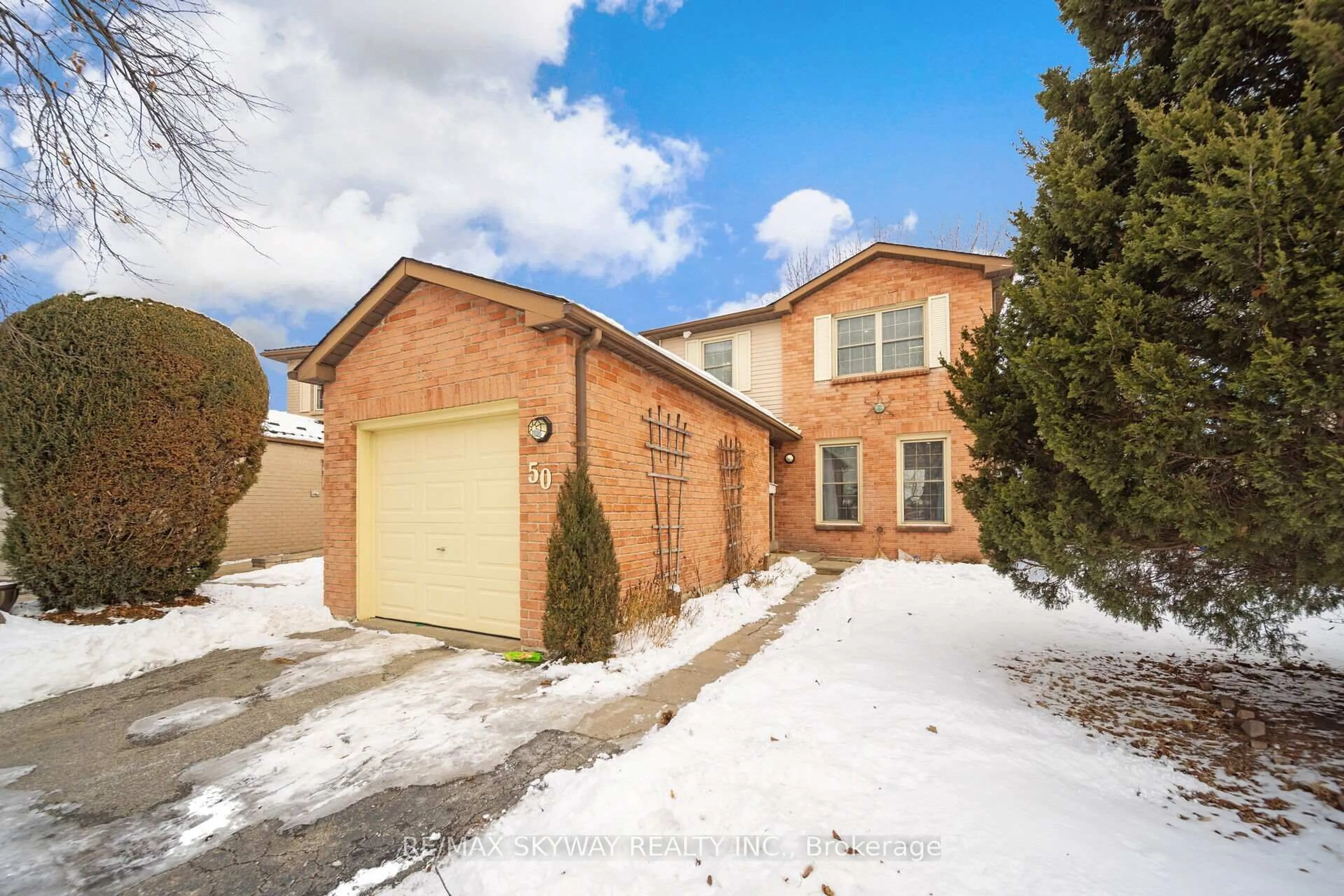 Home with brick exterior material, street for 50 Festoon Pl, Brampton Ontario L6T 4R4
