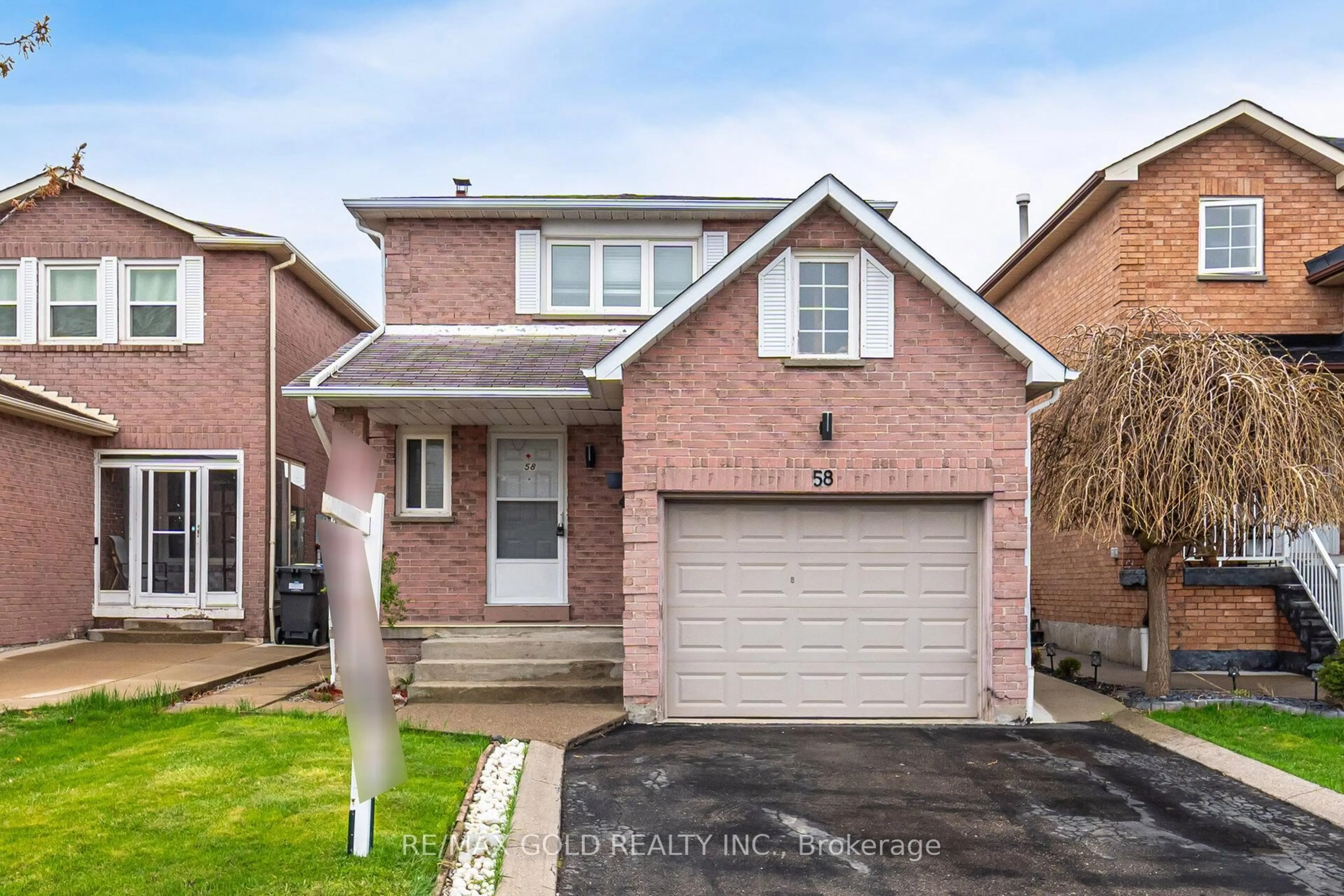 Home with brick exterior material, street for 58 Kesteven Cres, Brampton Ontario L6W 4E5