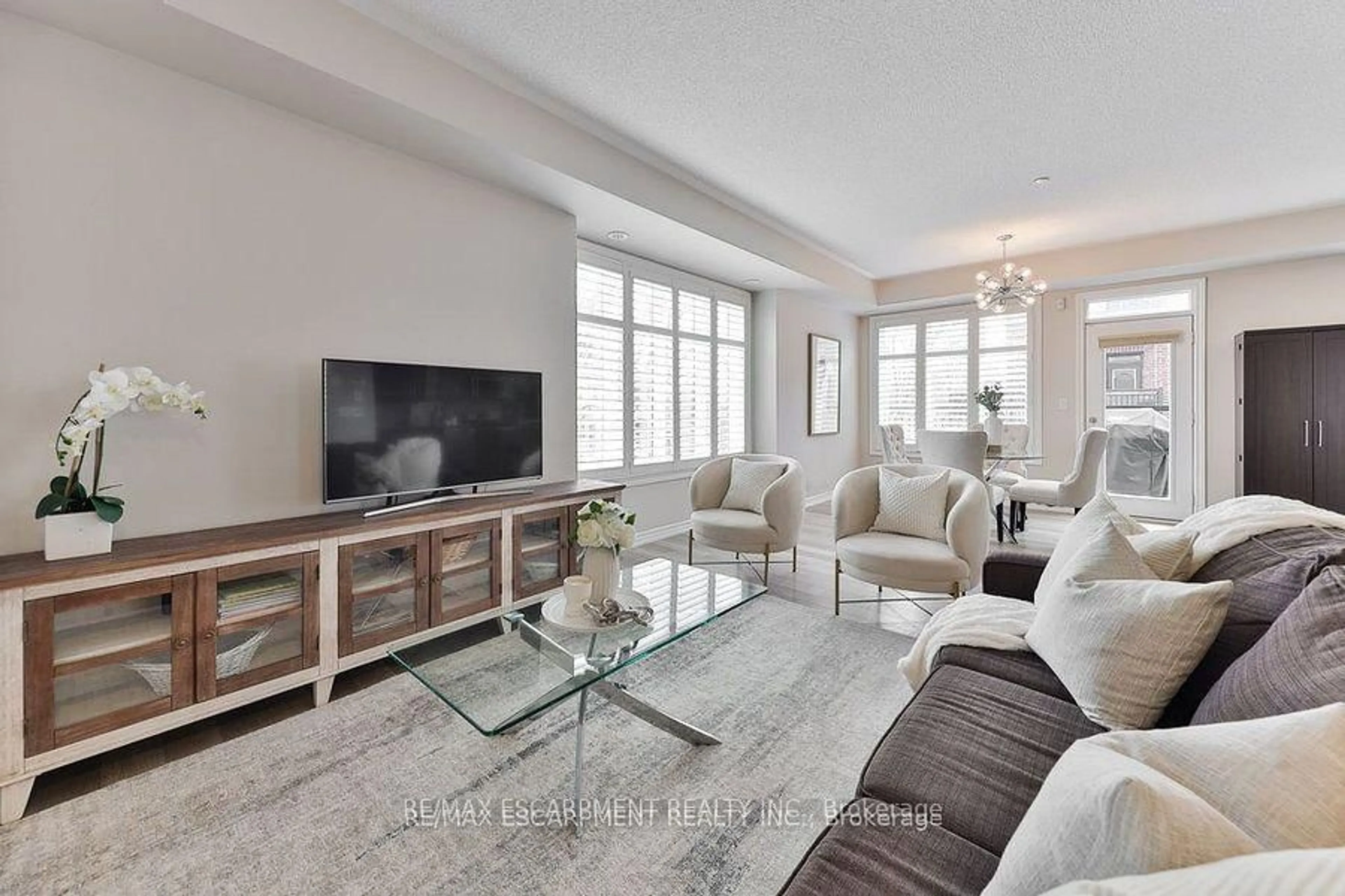 Living room with furniture, unknown for 30 Carnation Ave #74, Toronto Ontario M8V 0B8