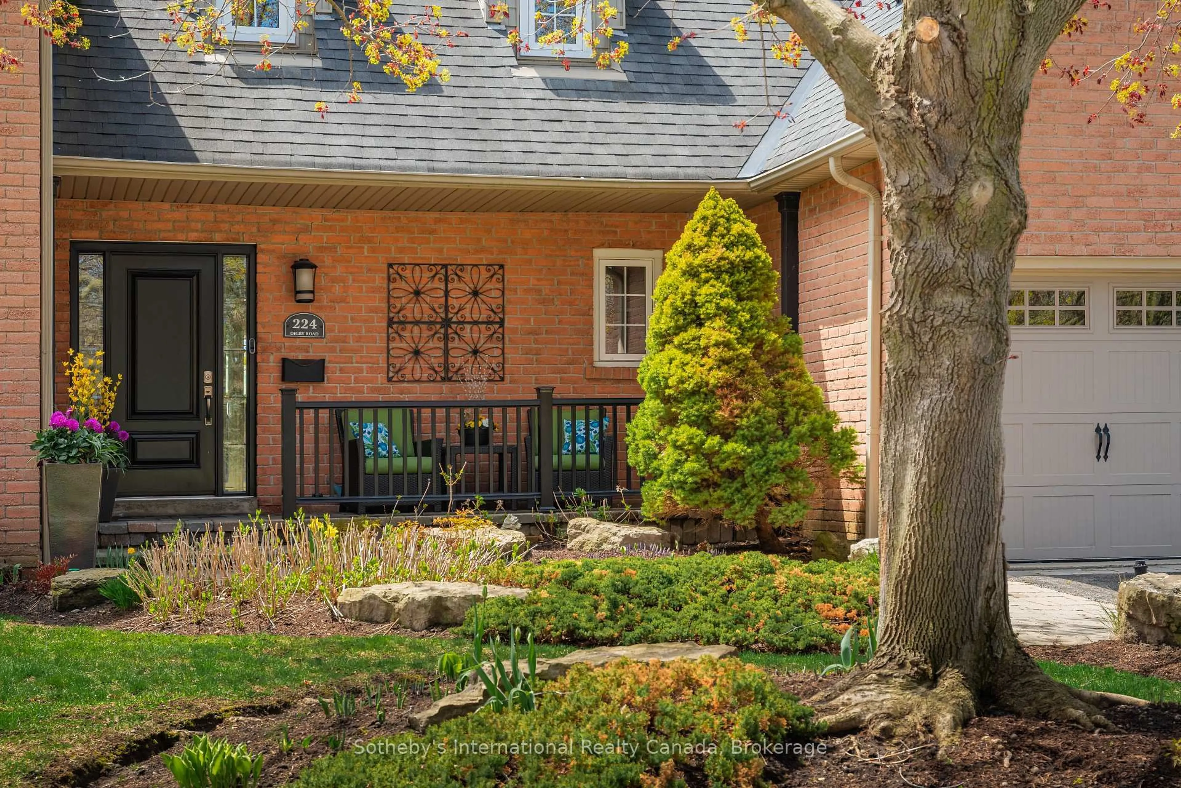 Home with brick exterior material, street for 224 Digby Rd, Oakville Ontario L4J 6C7