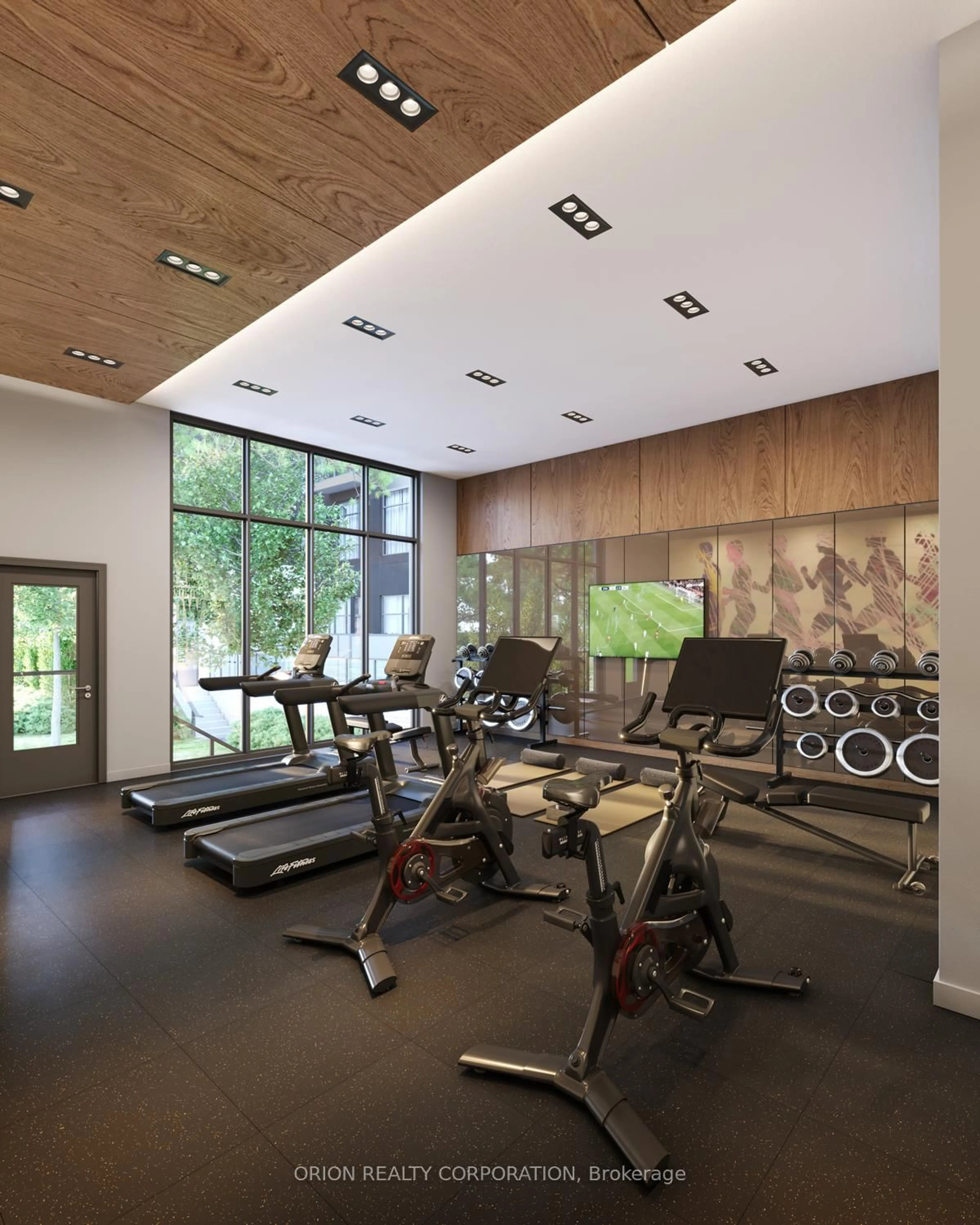 Gym or fitness room for 234 Kerr St #104, Oakville Ontario L6K 3A8