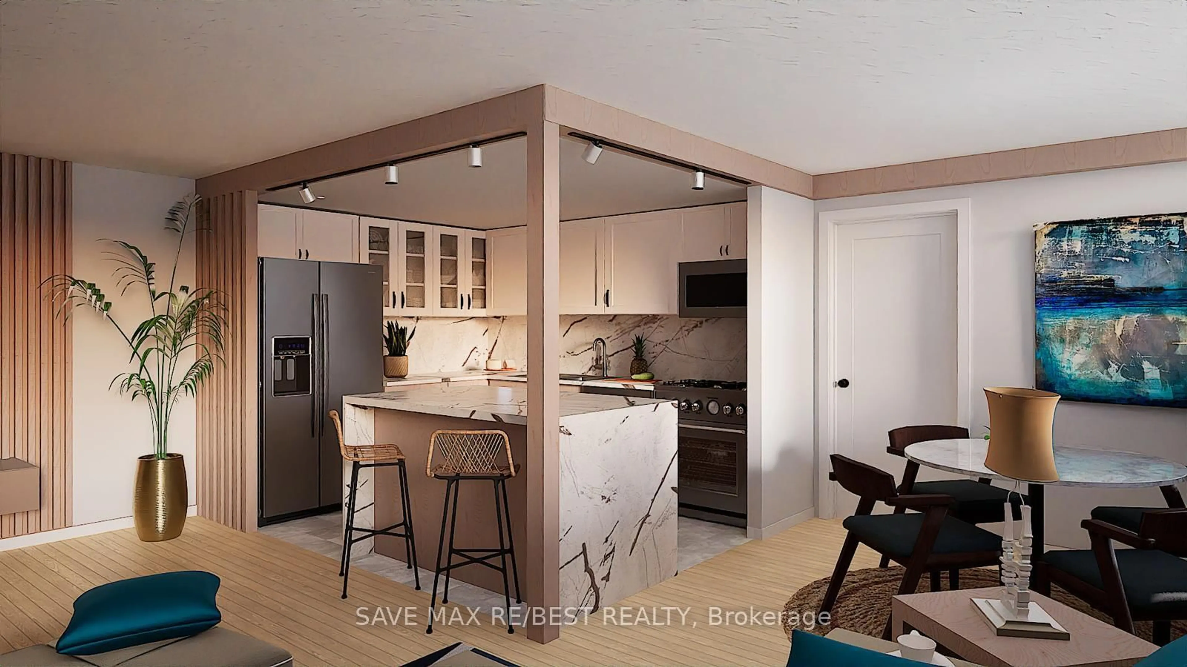 Contemporary kitchen, unknown for 3590 Kaneff Cres #706, Mississauga Ontario L5A 3X3