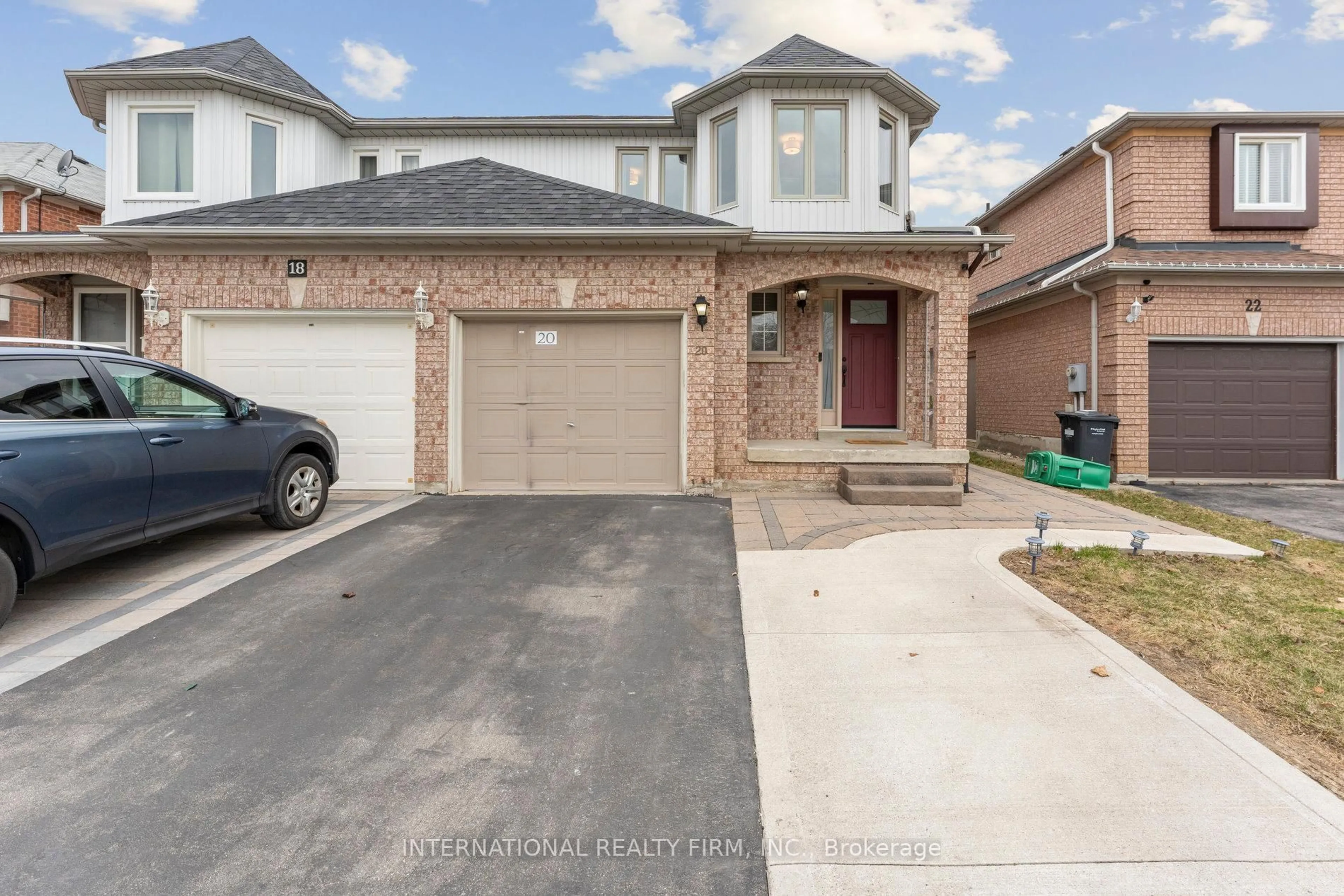 Home with brick exterior material, street for 20 Arid Ave, Brampton Ontario L6R 1P9