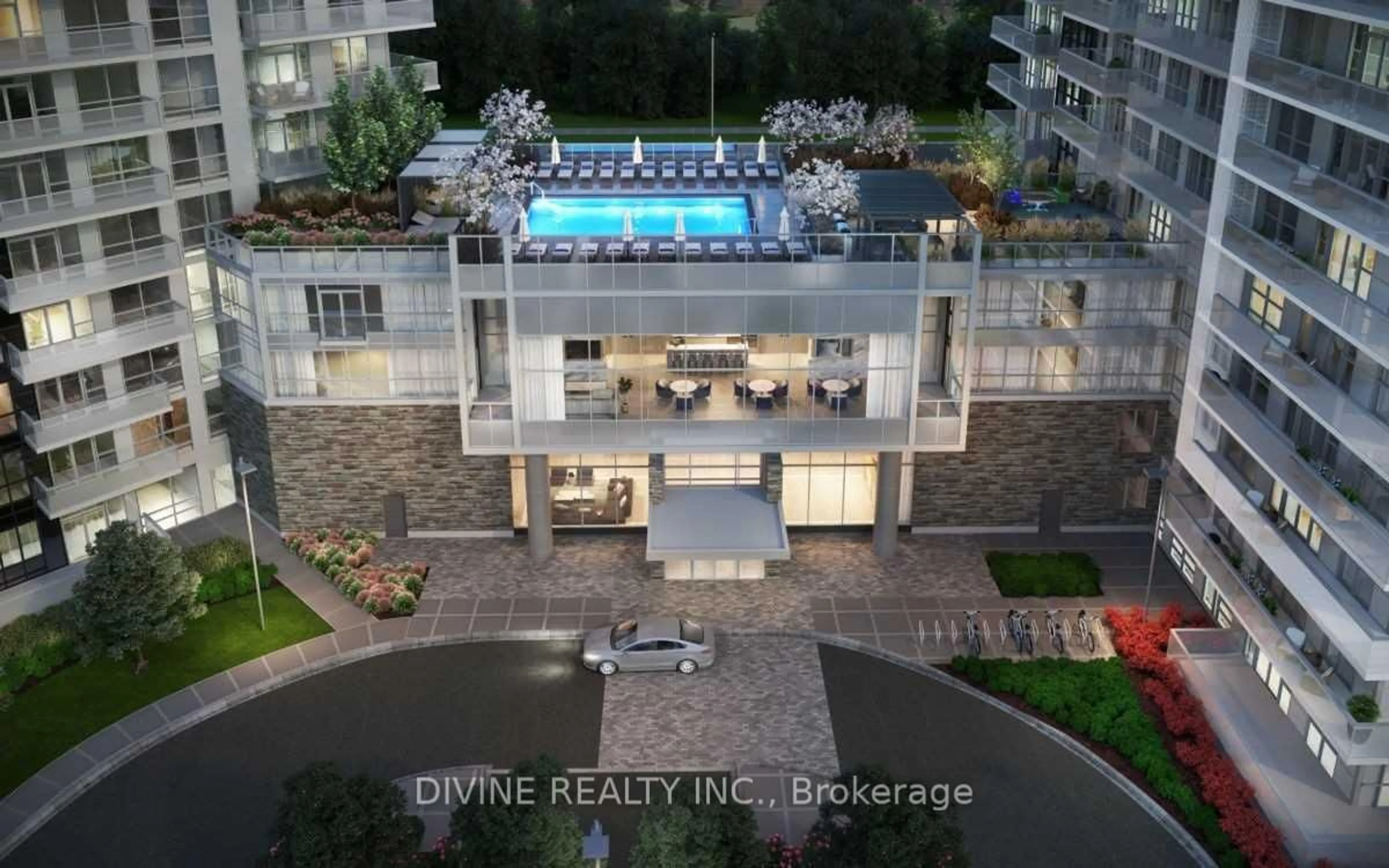 A pic from outside/outdoor area/front of a property/back of a property/a pic from drone, unknown for 4675 Metcalfe Ave #1803, Mississauga Ontario L5M 0Z8
